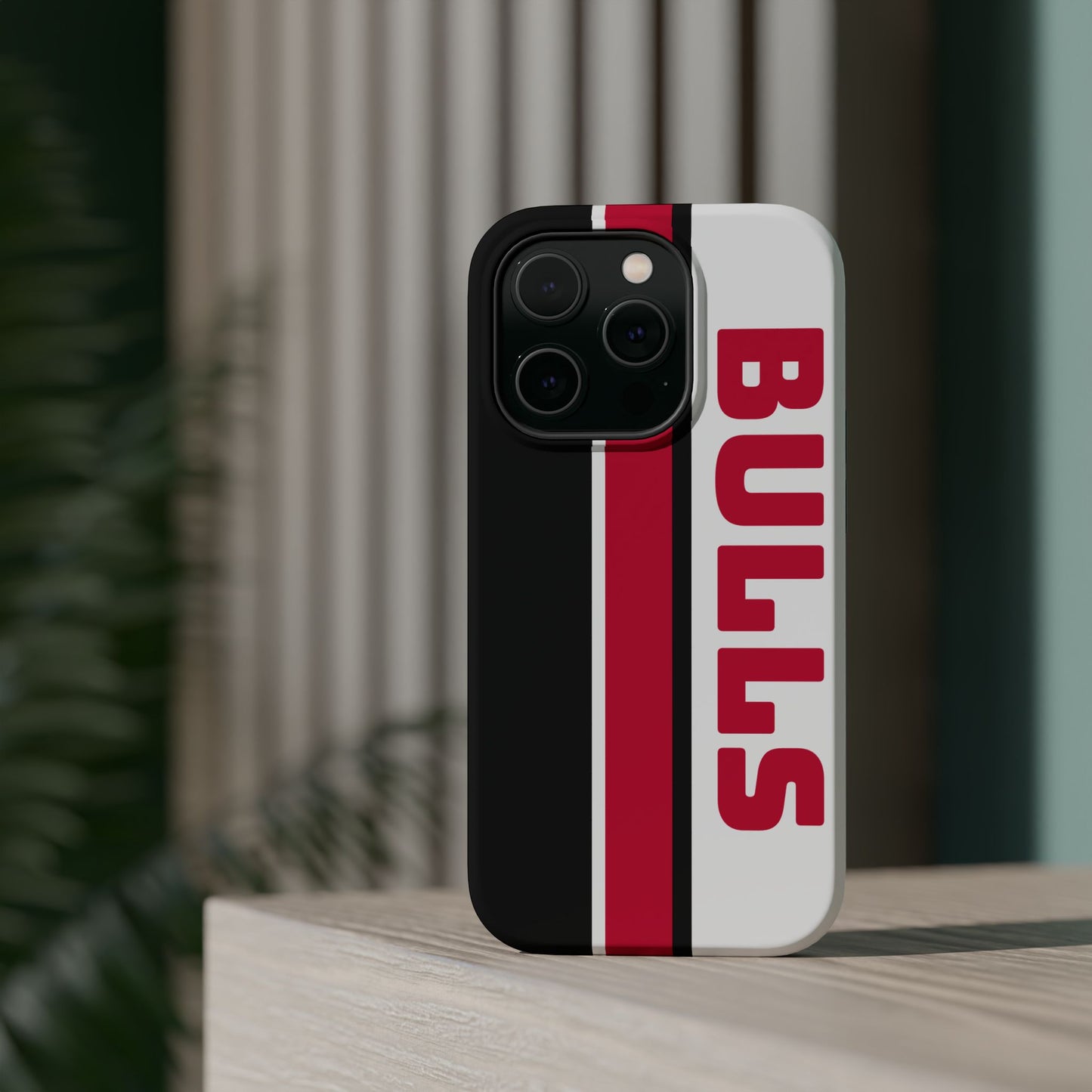 Bulls Phone Case, Magnetic Phone Case, Retro Phone Case