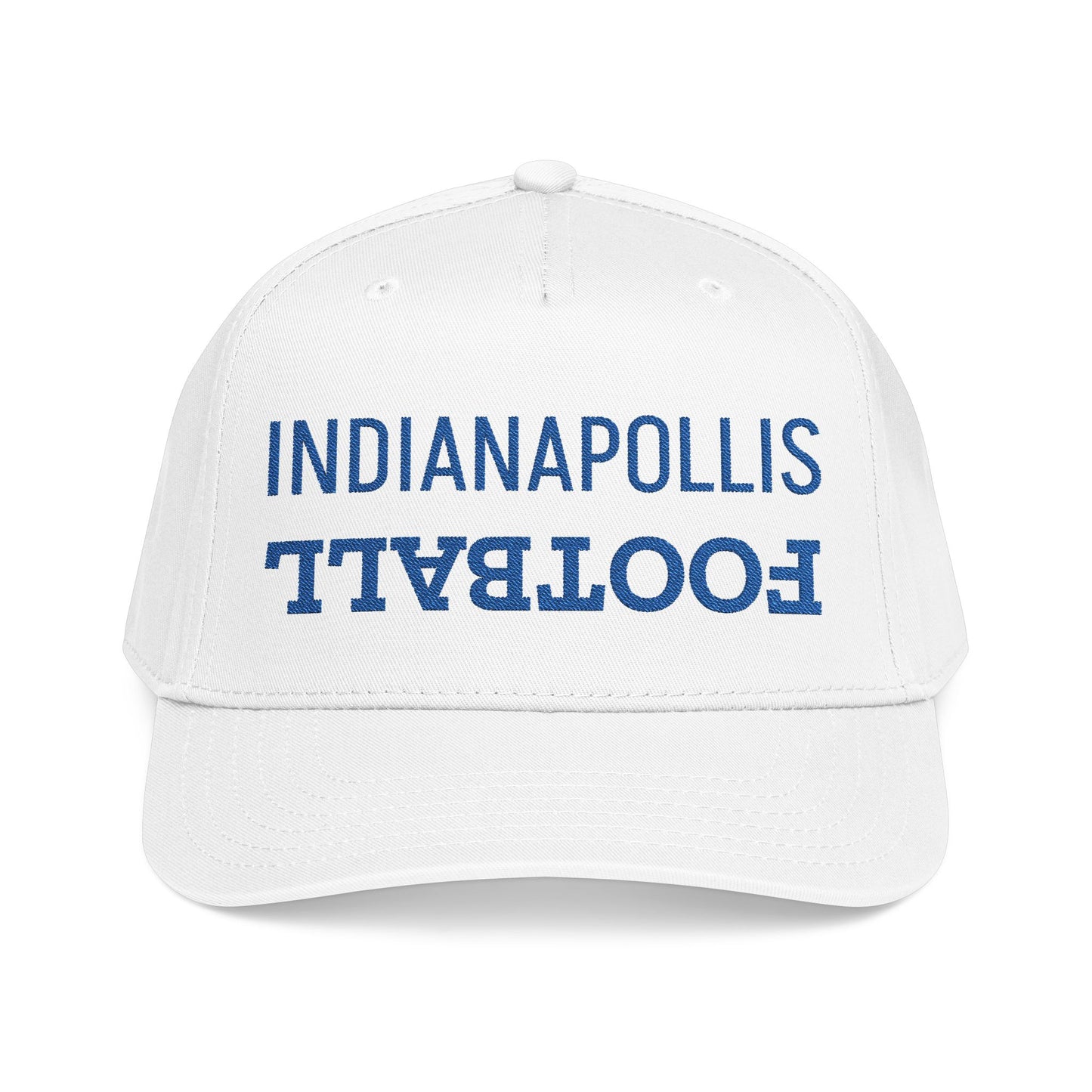 Embroidered Indianapolis Football Hat, Mid Profile Football Cap, Sports Gifts