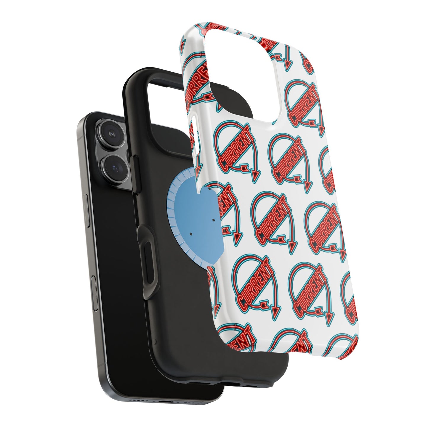 Current Pattern Phone Case, Magnetic Phone Case, Retro Phone Case, Football Phone Case for iPhone or Samsung