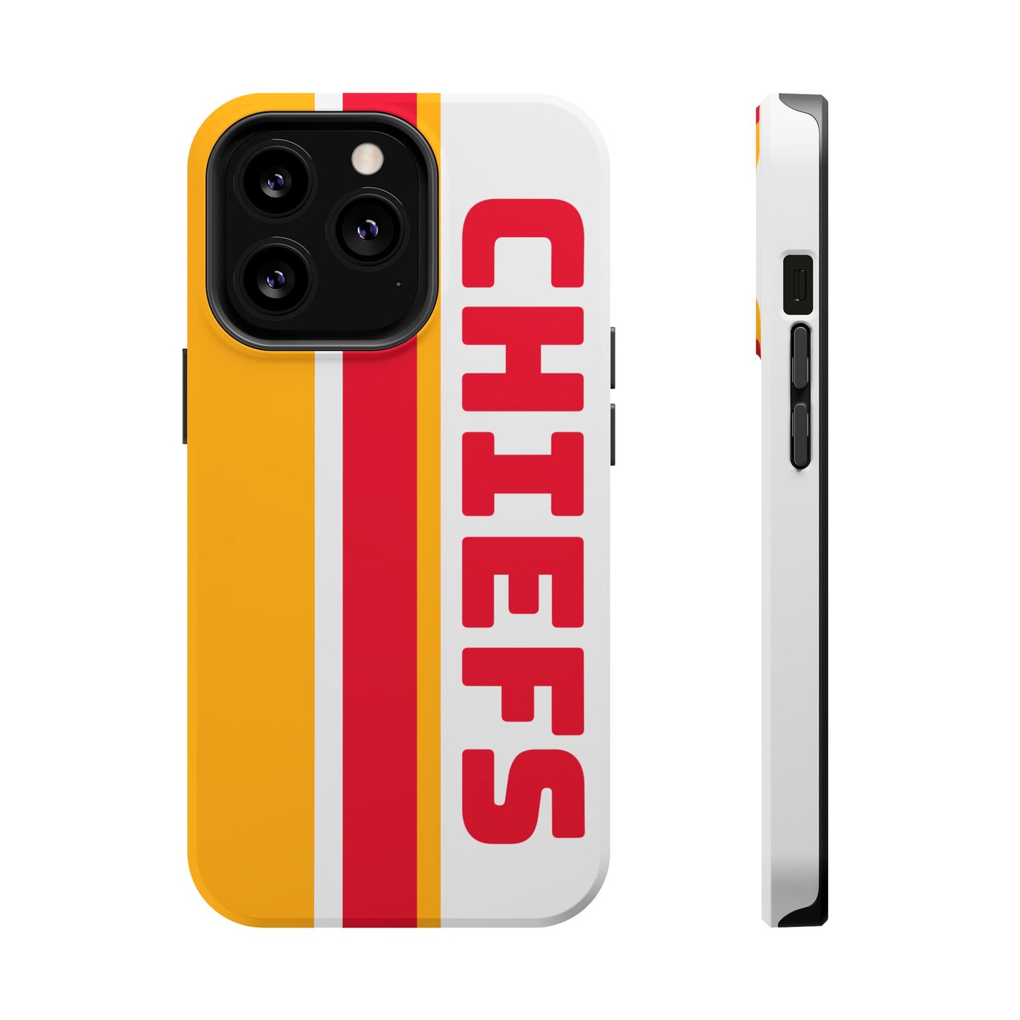 Chiefs Phone Case, Magnetic Phone Case, Retro Phone Case, Baseball Case for iPhone or Samsung, Chiefs Football Gifts