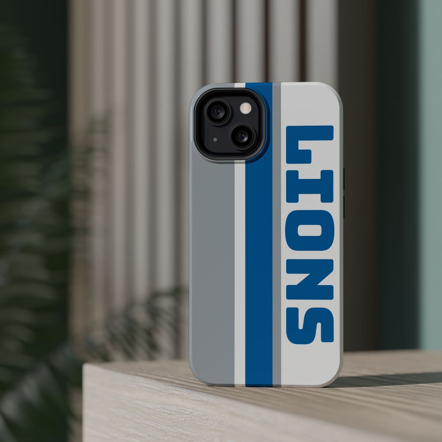 Lions Phone Case, Magnetic Phone Case, Retro Phone Case, Football Gifts