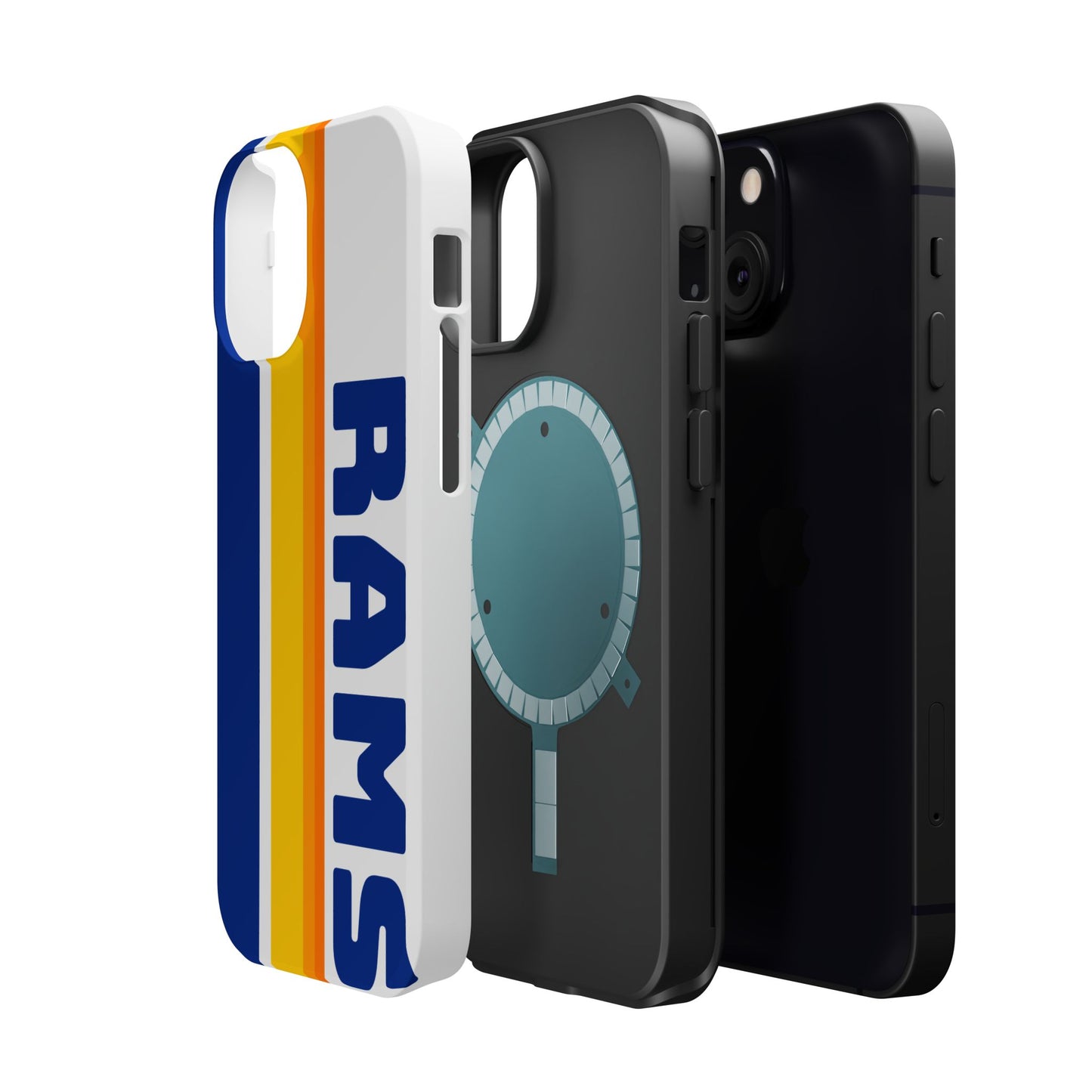 Rams Phone Case, Magnetic Phone Case, Retro Phone Case, Football Case for iPhone or Samsung