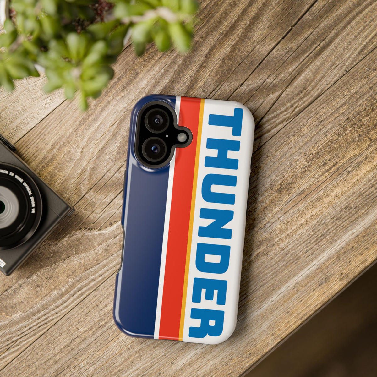 Thunder Phone Case, Magnetic Phone Case, Retro Phone Case, Basketball Gifts