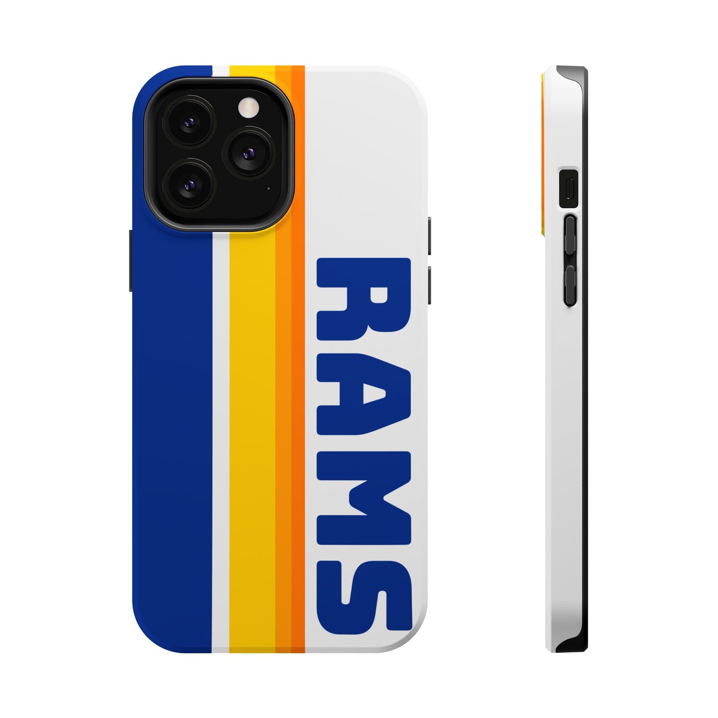 Rams Phone Case, Magnetic Phone Case, Retro Phone Case, Football Case for iPhone or Samsung