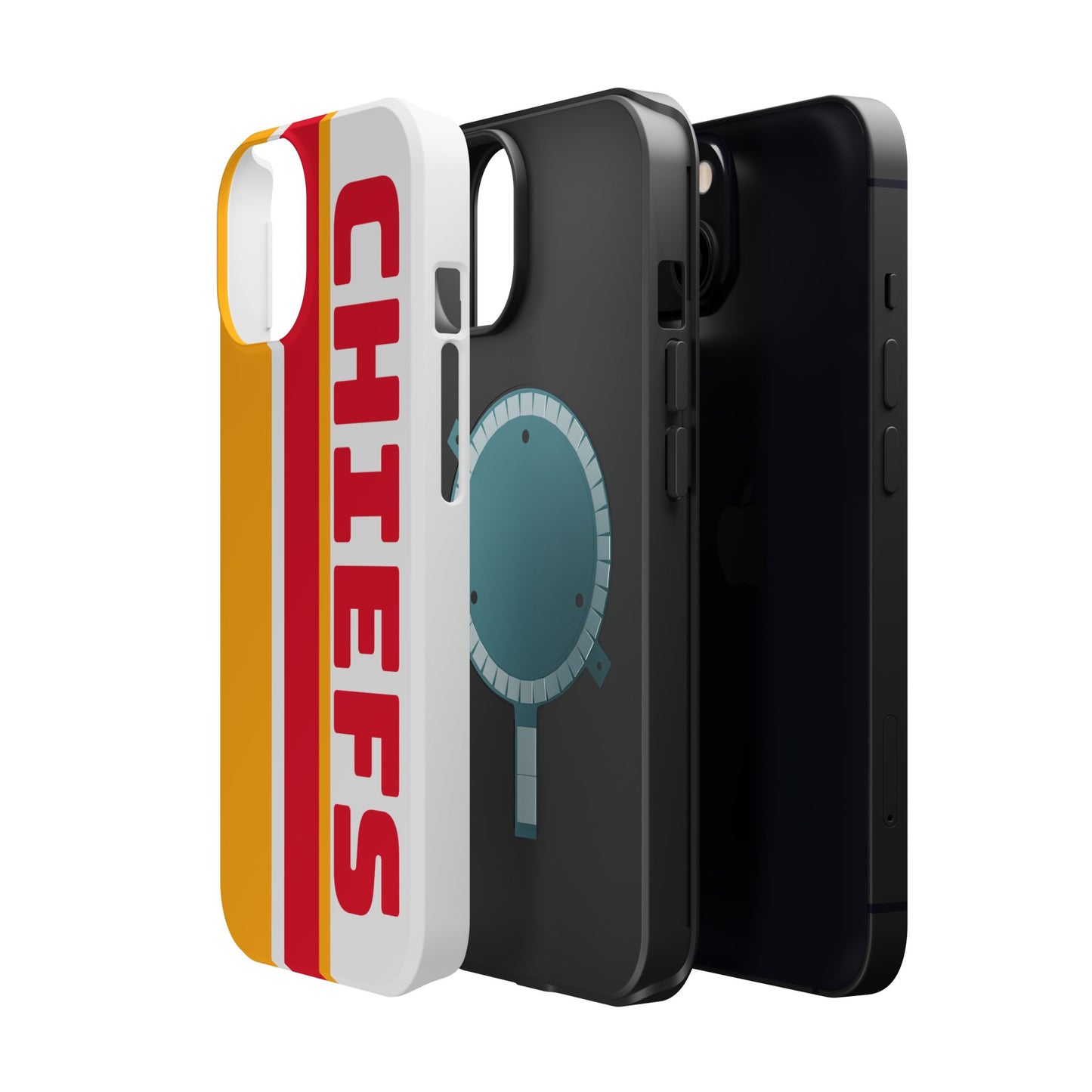 Chiefs Phone Case, Magnetic Phone Case, Retro Phone Case, Baseball Case for iPhone or Samsung, Chiefs Football Gifts