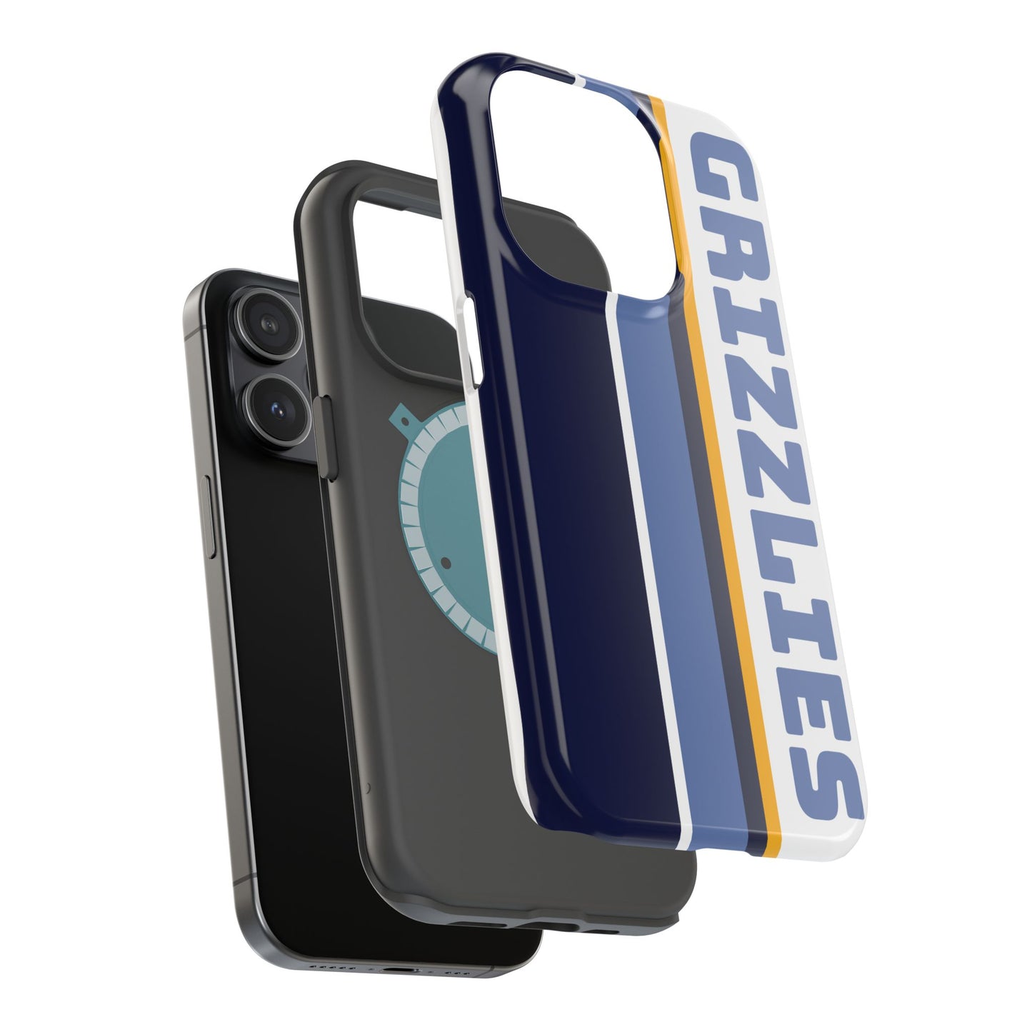 Grizzlies Phone Case, Magnetic Phone Case, Retro Phone Case