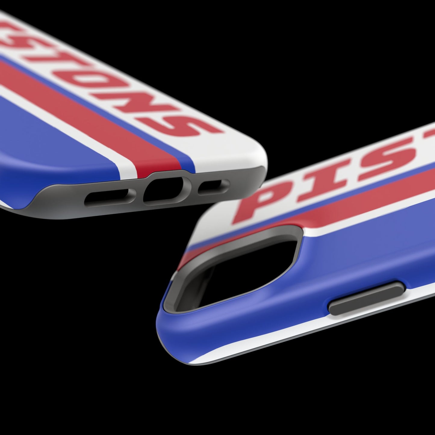 Pistons Phone Case, Magnetic Phone Case, Retro Phone Case, Basketball Gifts