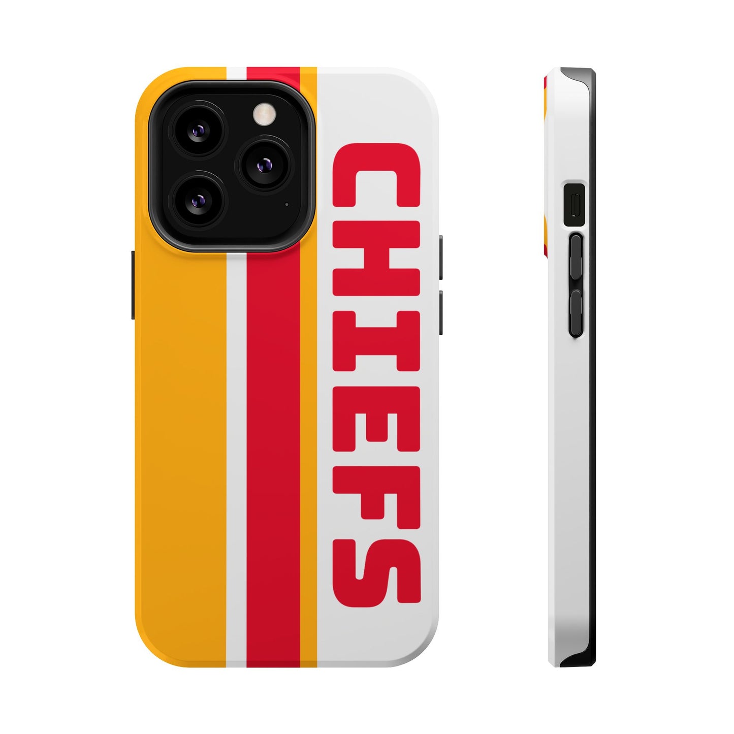 Chiefs Phone Case, Magnetic Phone Case, Retro Phone Case, Baseball Case for iPhone or Samsung, Chiefs Football Gifts