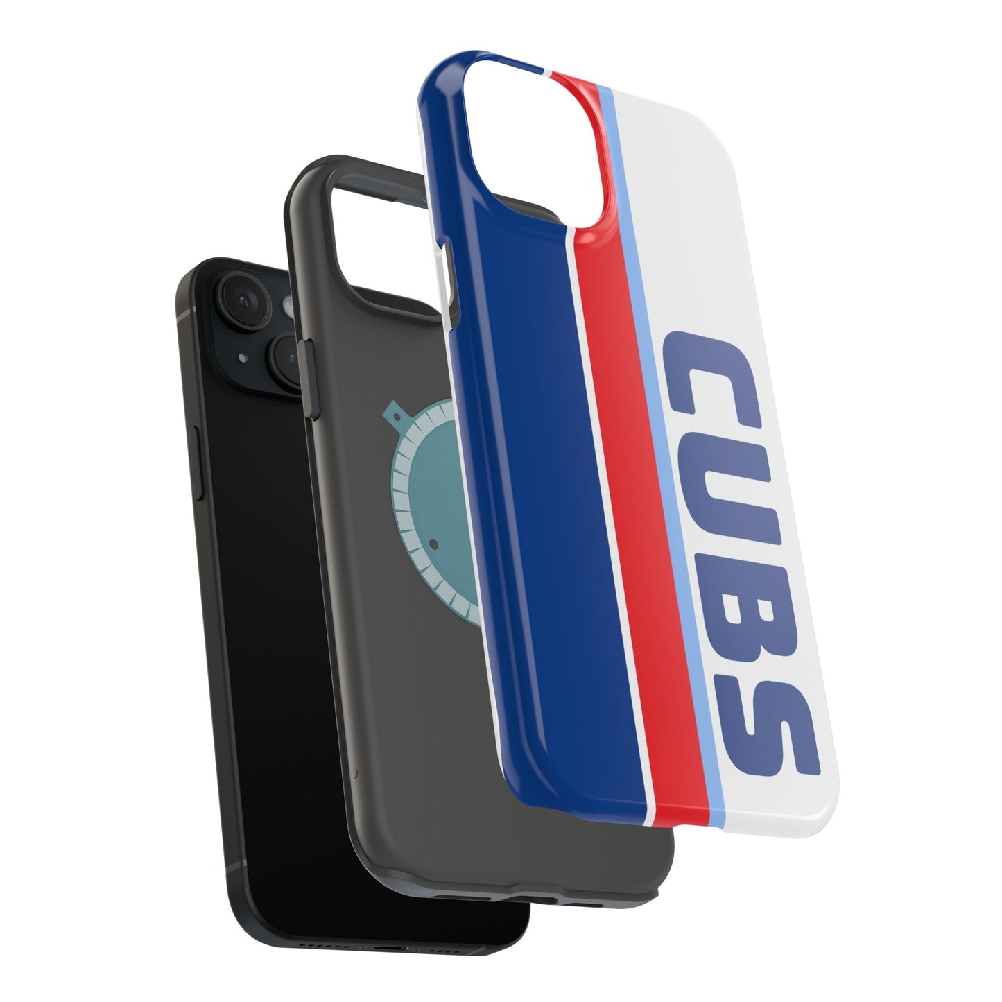 Cubs Phone Case, Magnetic Phone Case, Retro Phone Case, Baseball Case for iPhone or Samsung