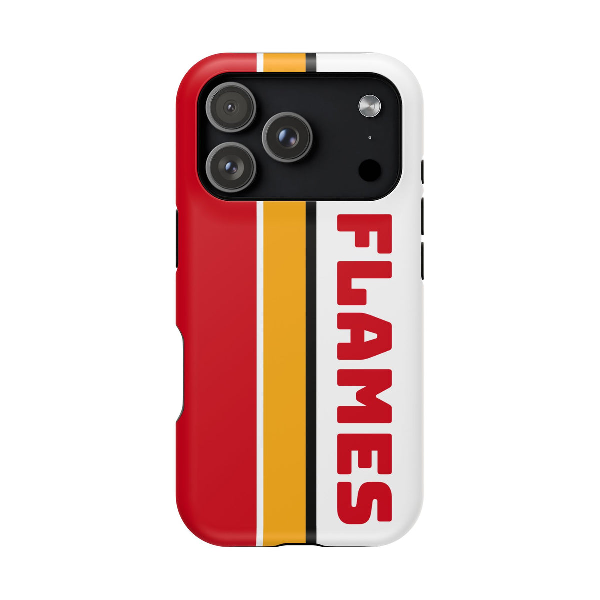 Flames Phone Case, Magnetic Phone Case, Retro Phone Case, Hockey iPhone or Samsung Case