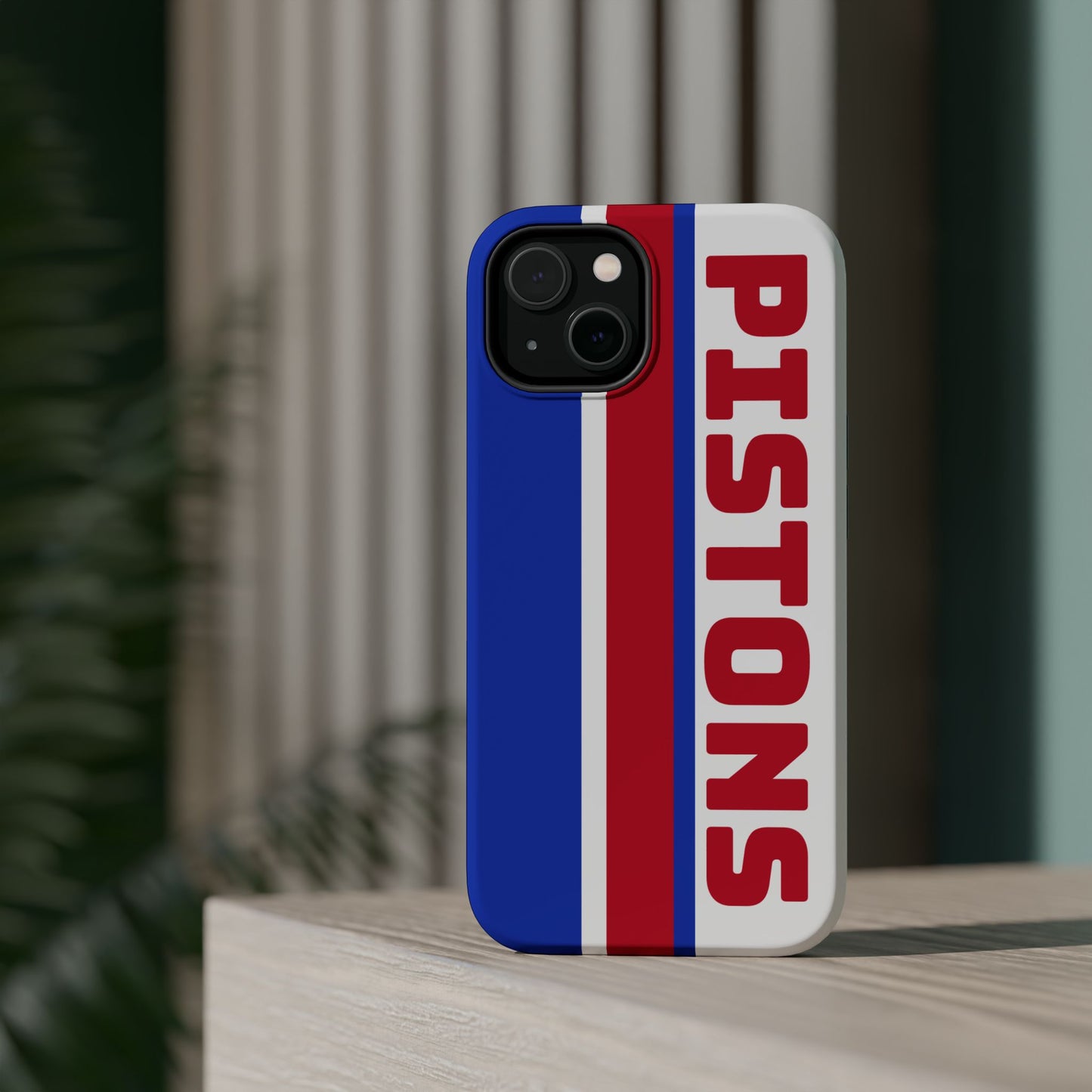 Pistons Phone Case, Magnetic Phone Case, Retro Phone Case, Basketball Gifts