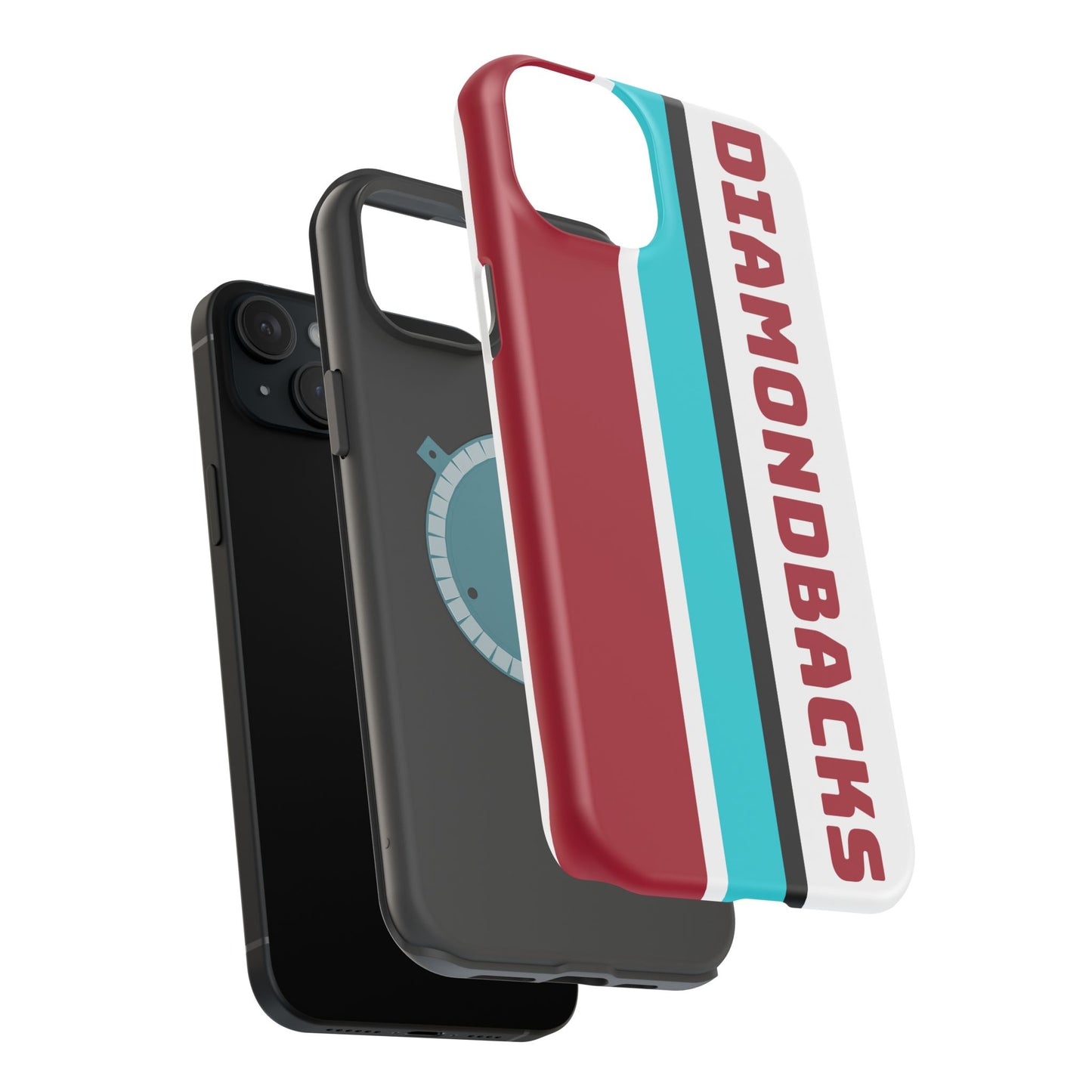 Diamondbacks Phone Case, Magnetic Phone Case, Retro Phone Case, Baseball Case for iPhone or Samsung