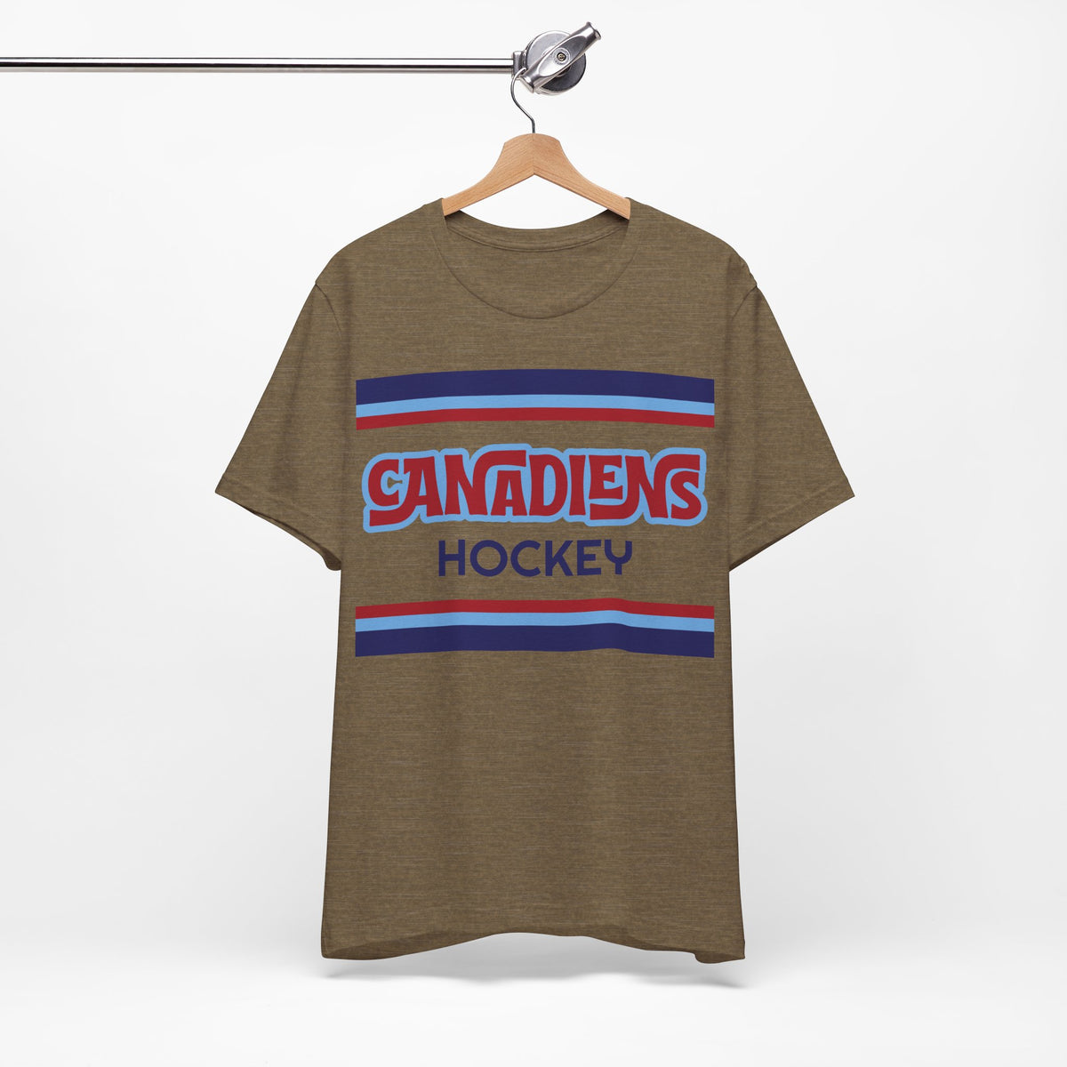 Retro Canadiens Shirt, Vintage Striped Canadiens T-Shirt