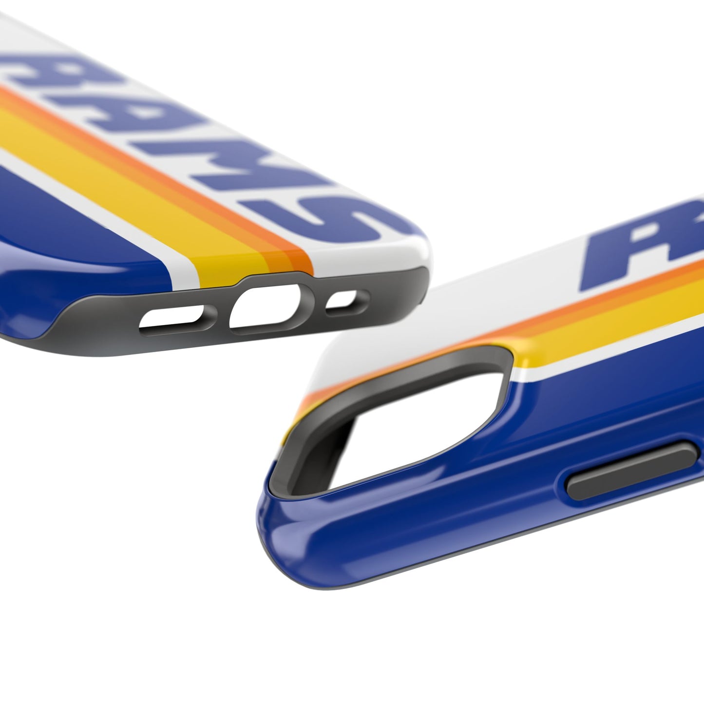 Rams Phone Case, Magnetic Phone Case, Retro Phone Case, Football Case for iPhone or Samsung