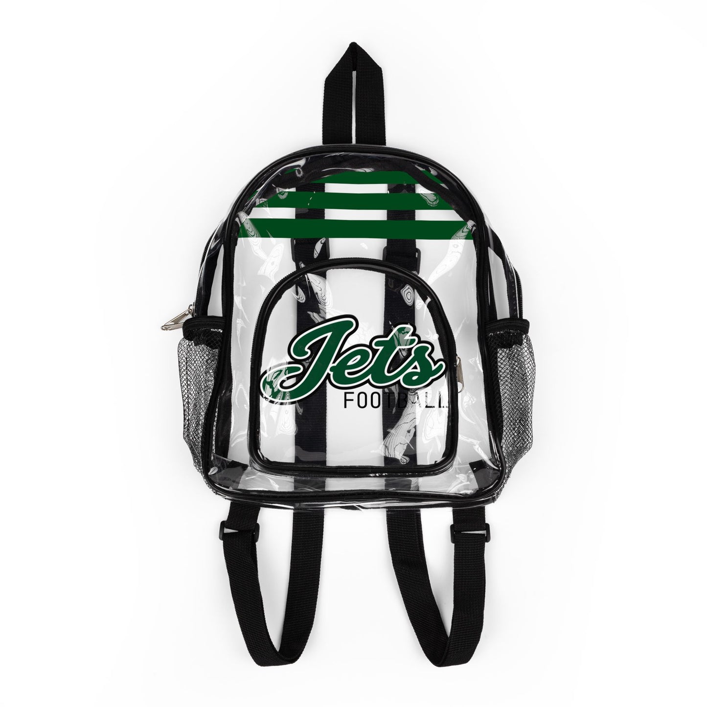 Jets Clear Backpack, Stadium Bag, Football Belt Bag, Transparent Fanny Pack
