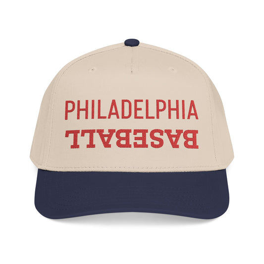 Embroidered Philadelphia Baseball Hat, Mid Profile Baseball Cap, Sports Gifts