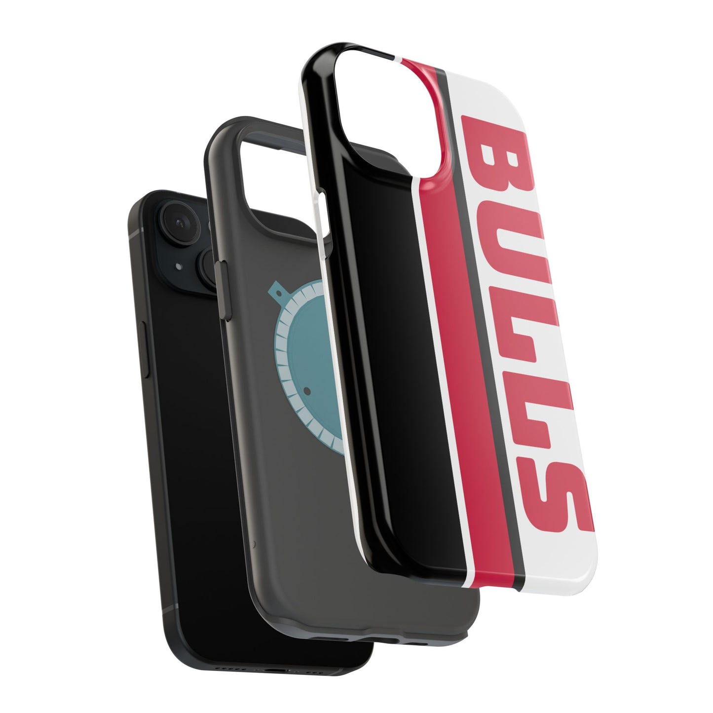 Bulls Phone Case, Magnetic Phone Case, Retro Phone Case