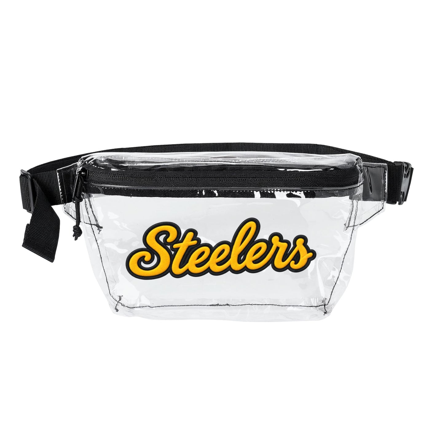 Steelers Clear Stadium Bag, Football Belt Bag, Transparent Fanny Pack