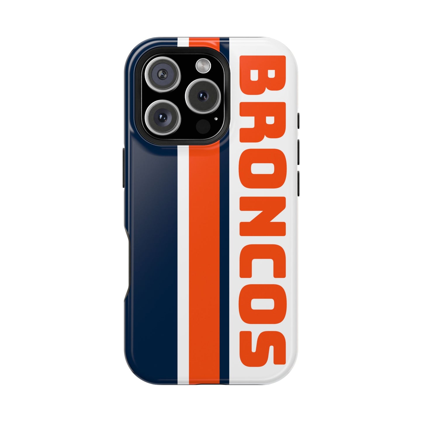 Broncos Phone Case, Magnetic Phone Case, Retro Phone Case, Baseball Case for iPhone or Samsung, Football Gifts
