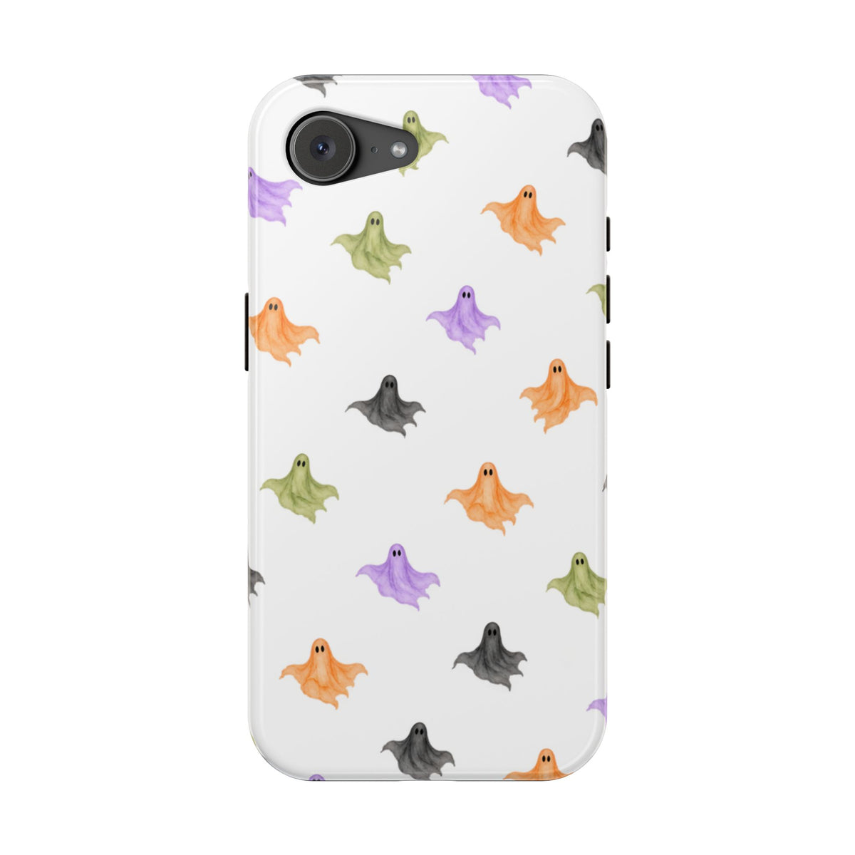 Watercolor Ghost Pattern Phone Case | Magnetic Impact-Resistant Case
