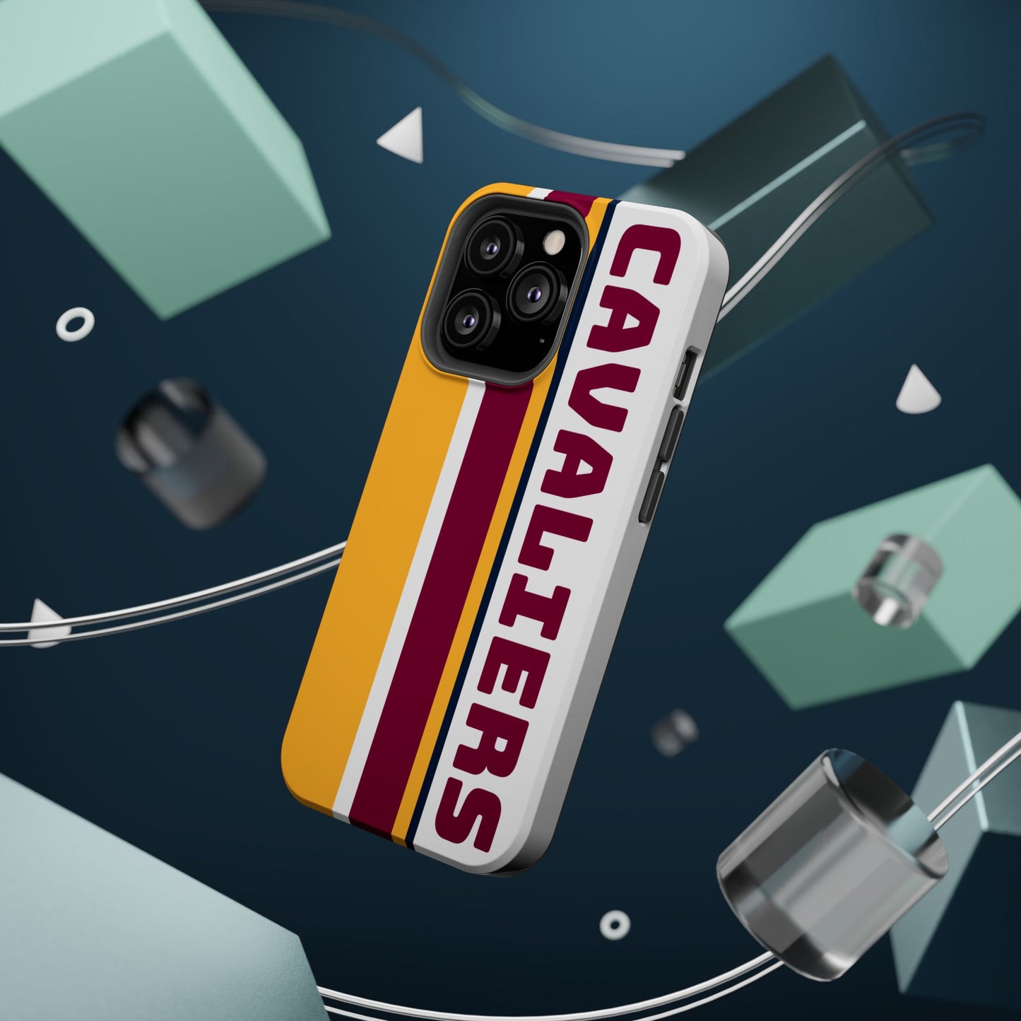 Cavaliers Phone Case, Magnetic Phone Case, Retro Phone Case, Basketball Gifts