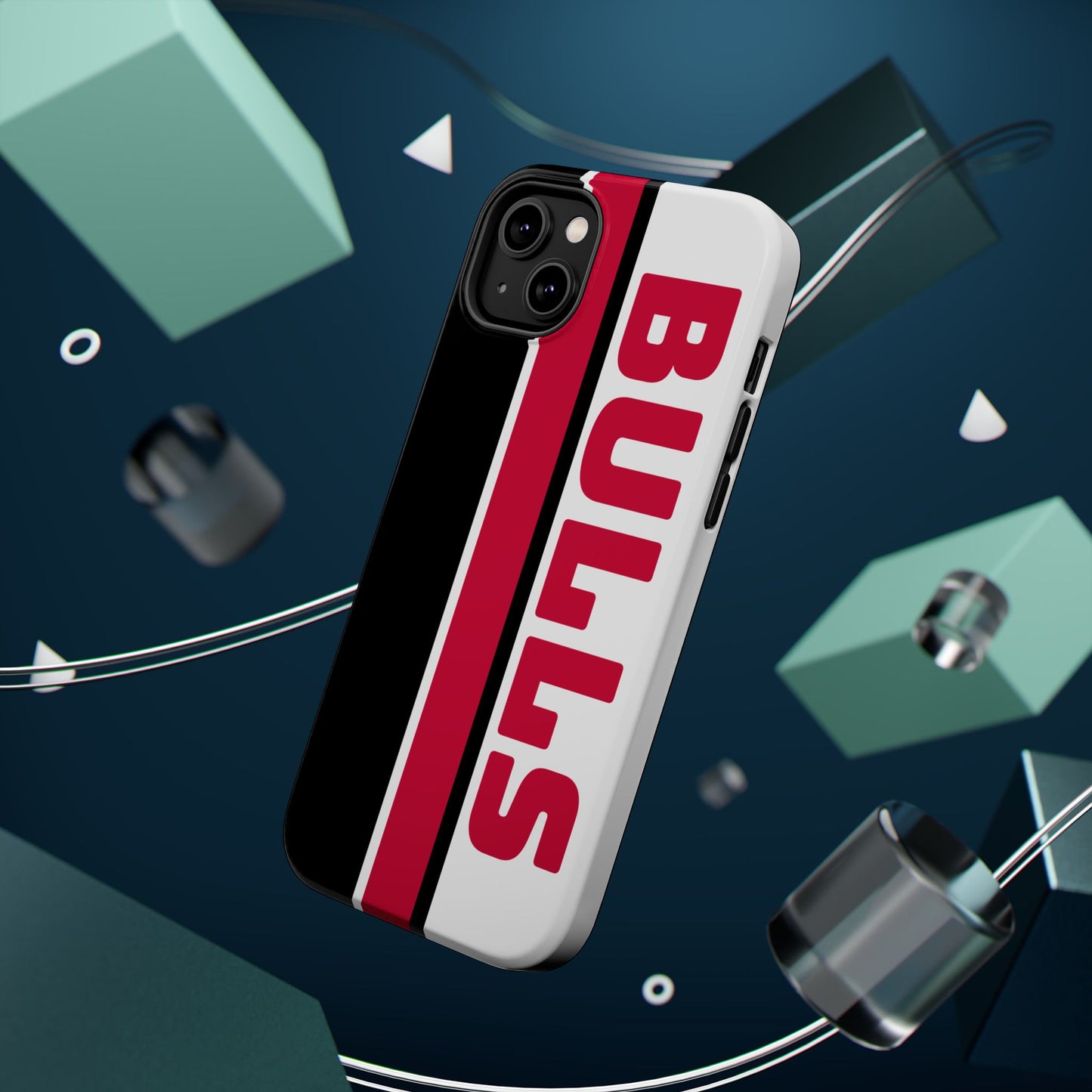 Bulls Phone Case, Magnetic Phone Case, Retro Phone Case