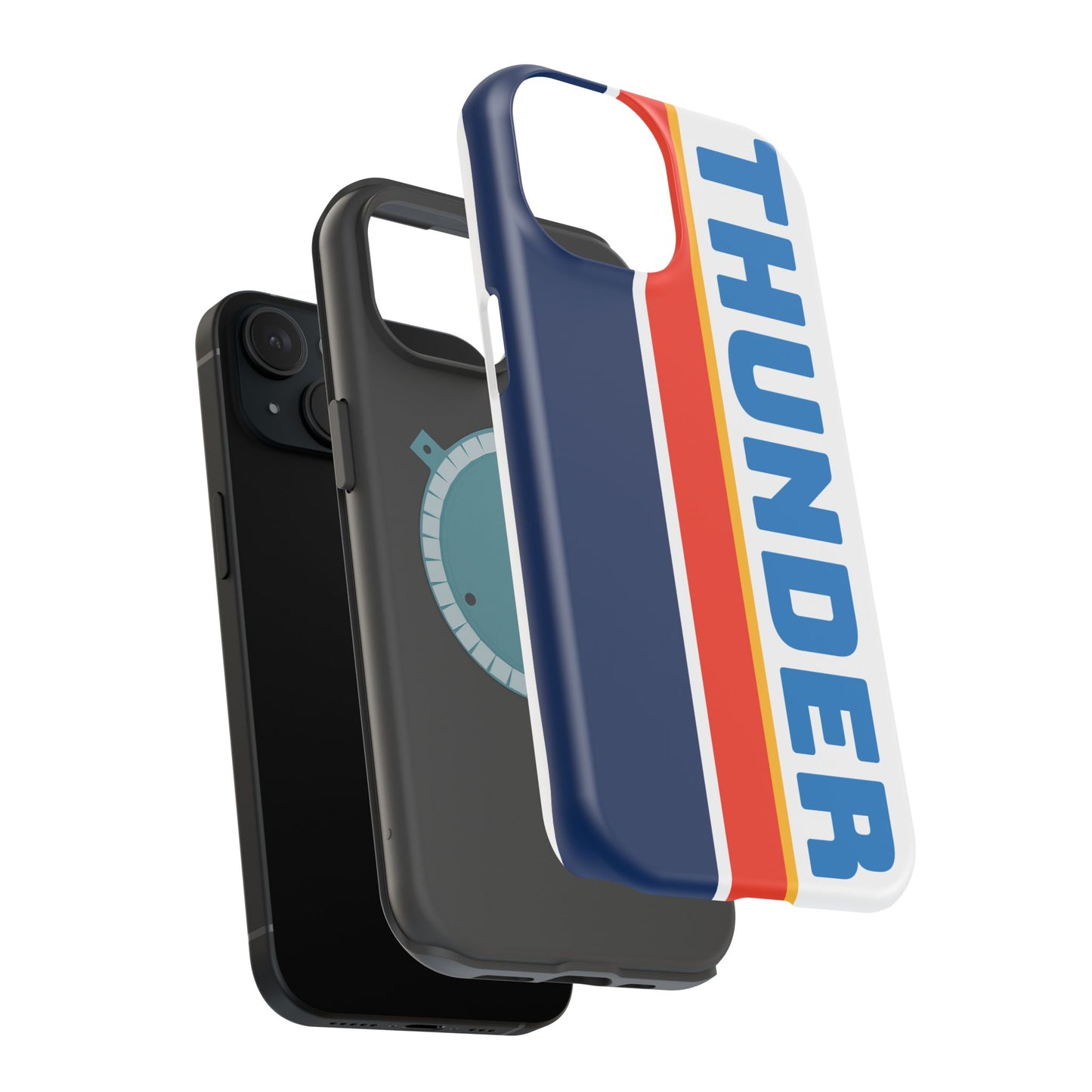 Thunder Phone Case, Magnetic Phone Case, Retro Phone Case, Basketball Gifts