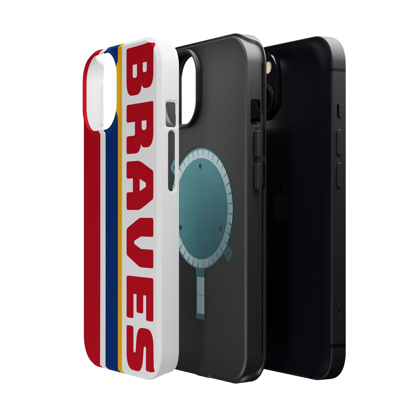 Braves Phone Case, Magnetic Phone Case, Baseball Phone Case, Retro Phone Case