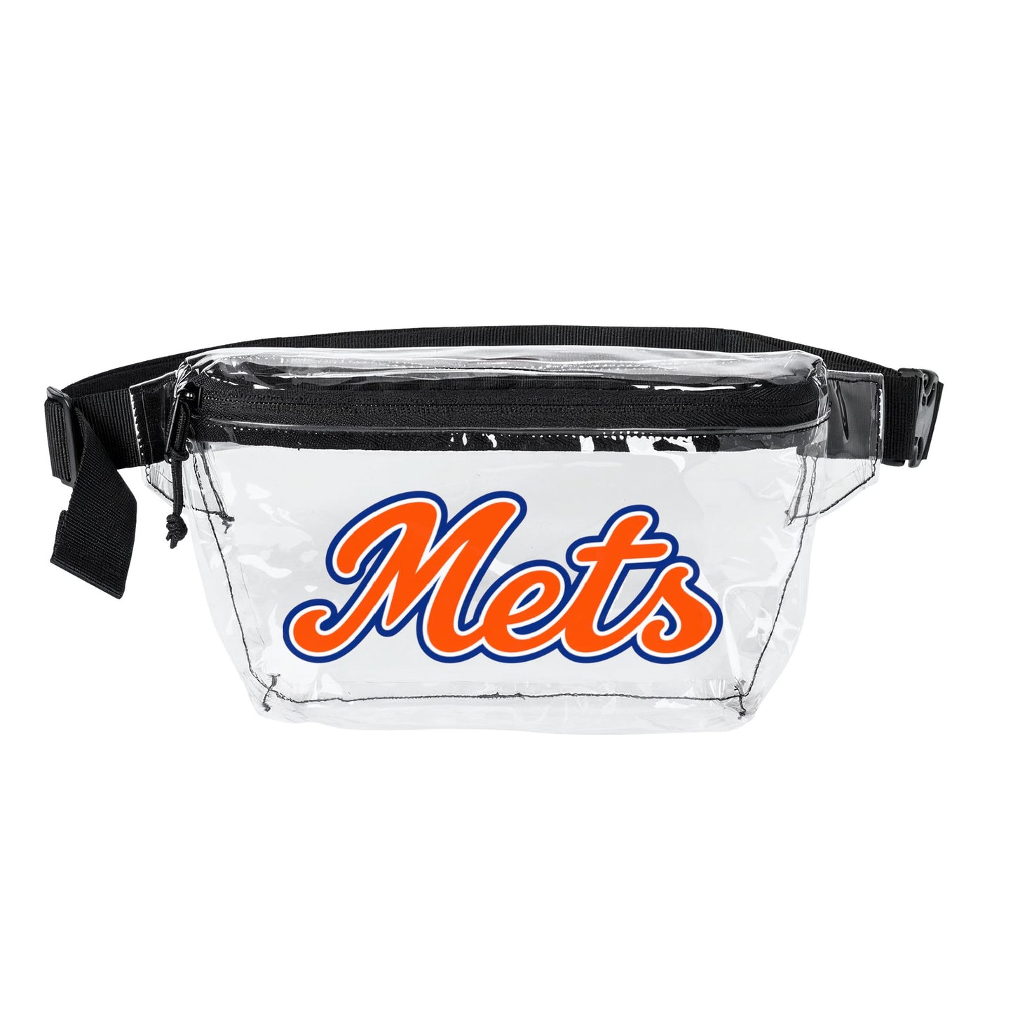 Mets Clear Stadium Bag, Baseball Belt Bag, Transparent Fanny Pack