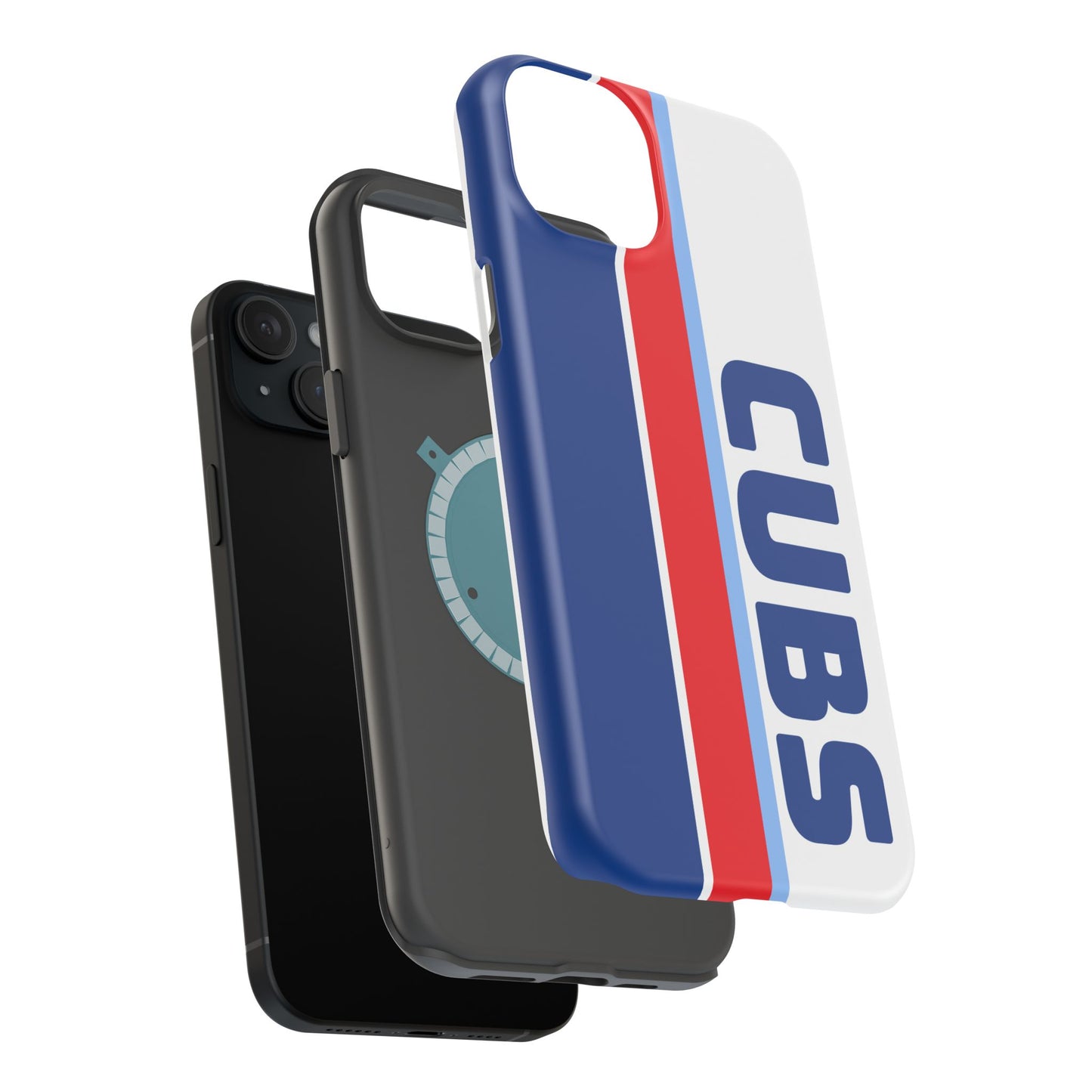 Cubs Phone Case, Magnetic Phone Case, Retro Phone Case, Baseball Case for iPhone or Samsung