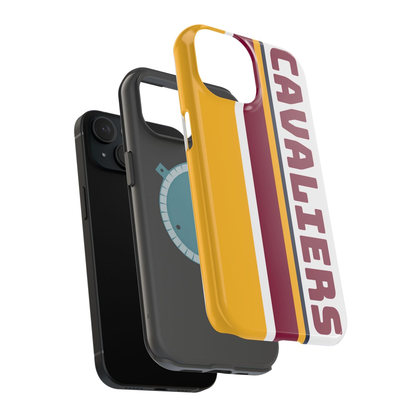 Cavaliers Phone Case, Magnetic Phone Case, Retro Phone Case, Basketball Gifts
