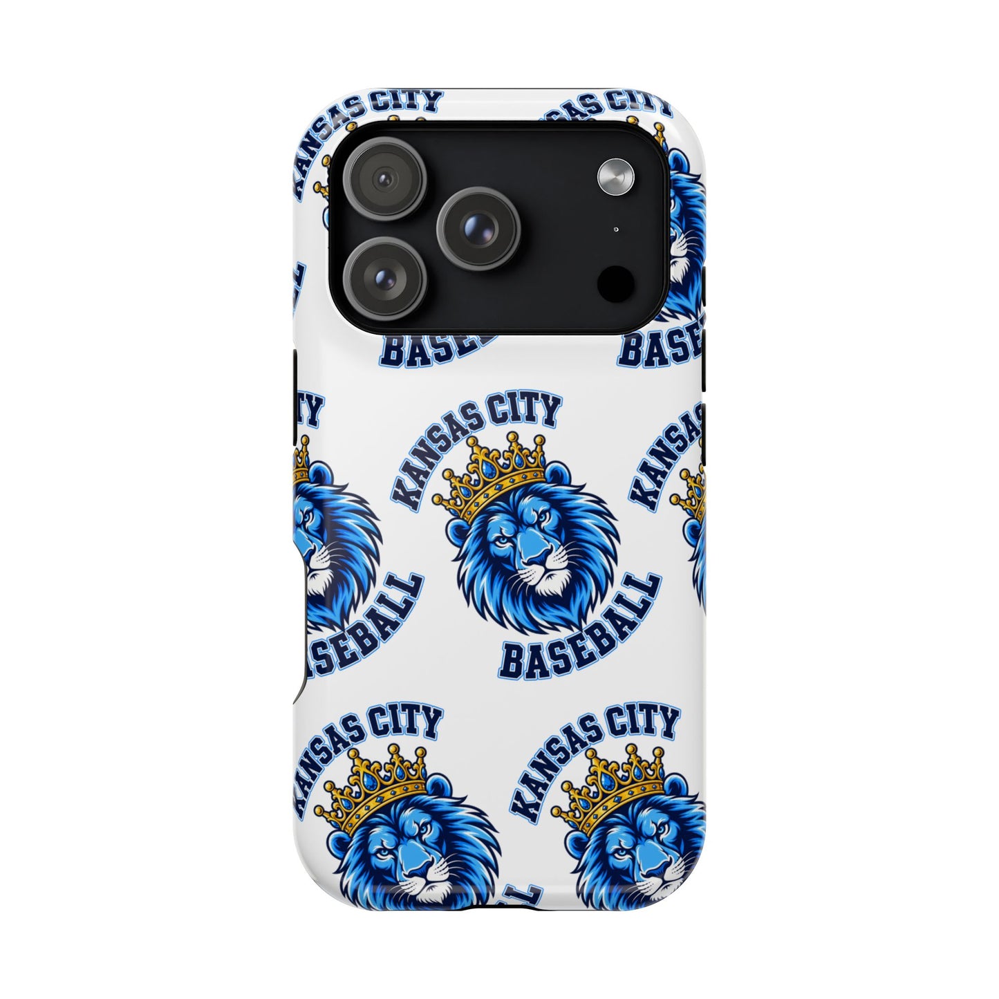 Lion Royals Pattern Phone Case, Magnetic Phone Case, Baseball Phone Case, Retro Phone Case