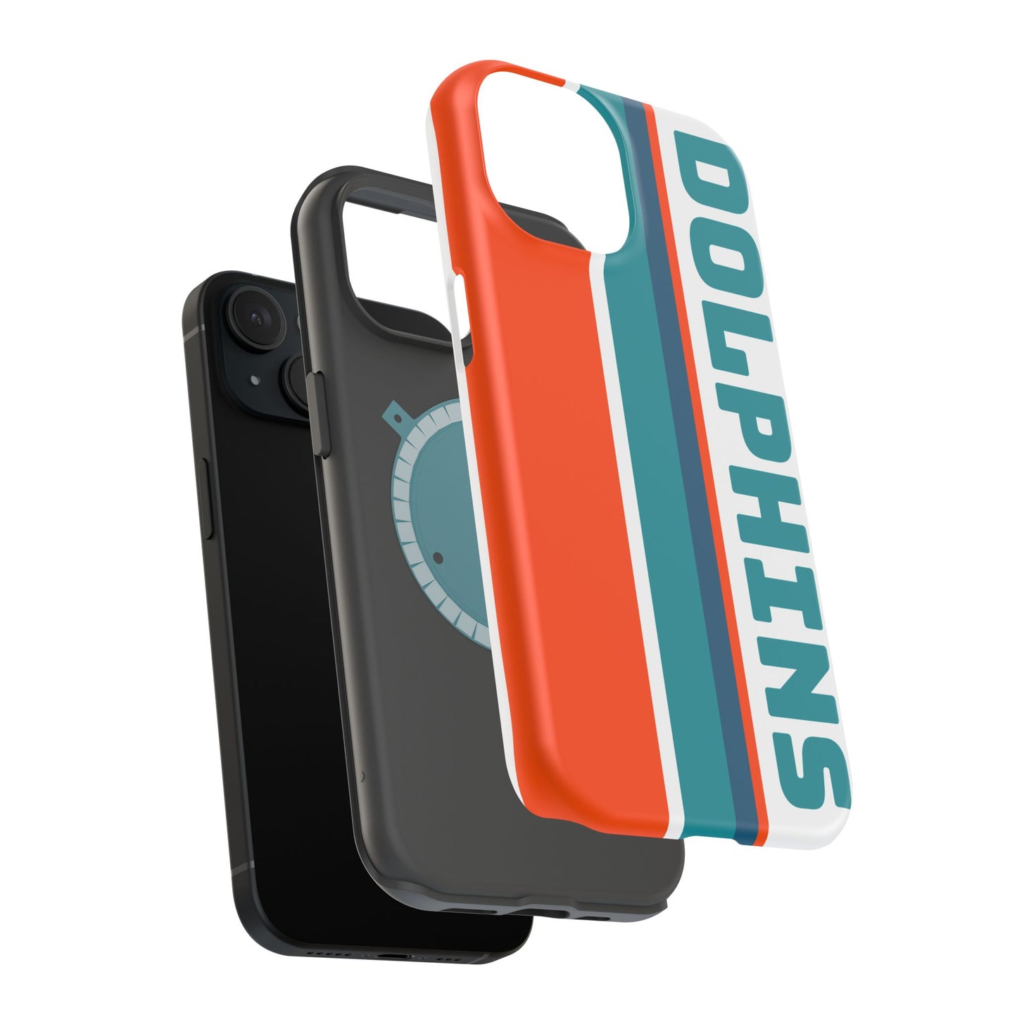 Dolphins Phone Case, Magnetic Phone Case, Retro Phone Case, Matte/Glossy Phone Case