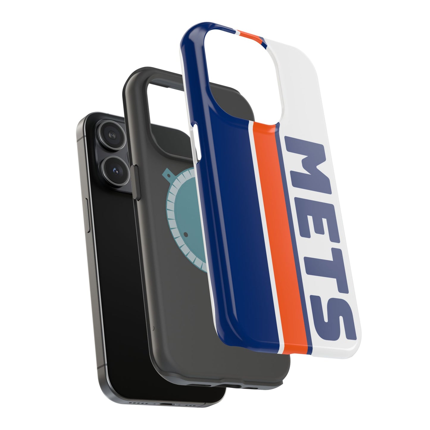 Mets Phone Case, Magnetic Phone Case, Retro Phone Case, Baseball Case for iPhone or Samsung