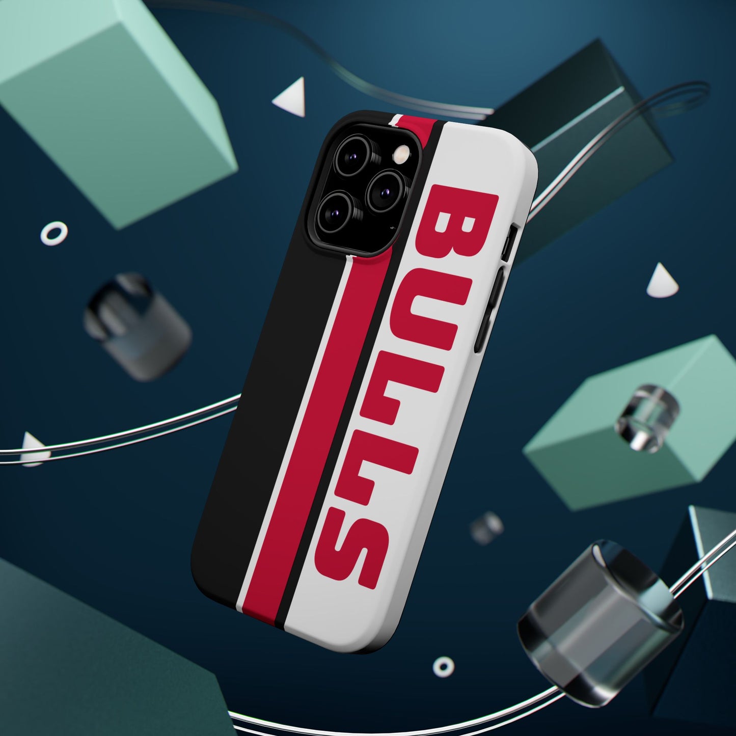 Bulls Phone Case, Magnetic Phone Case, Retro Phone Case