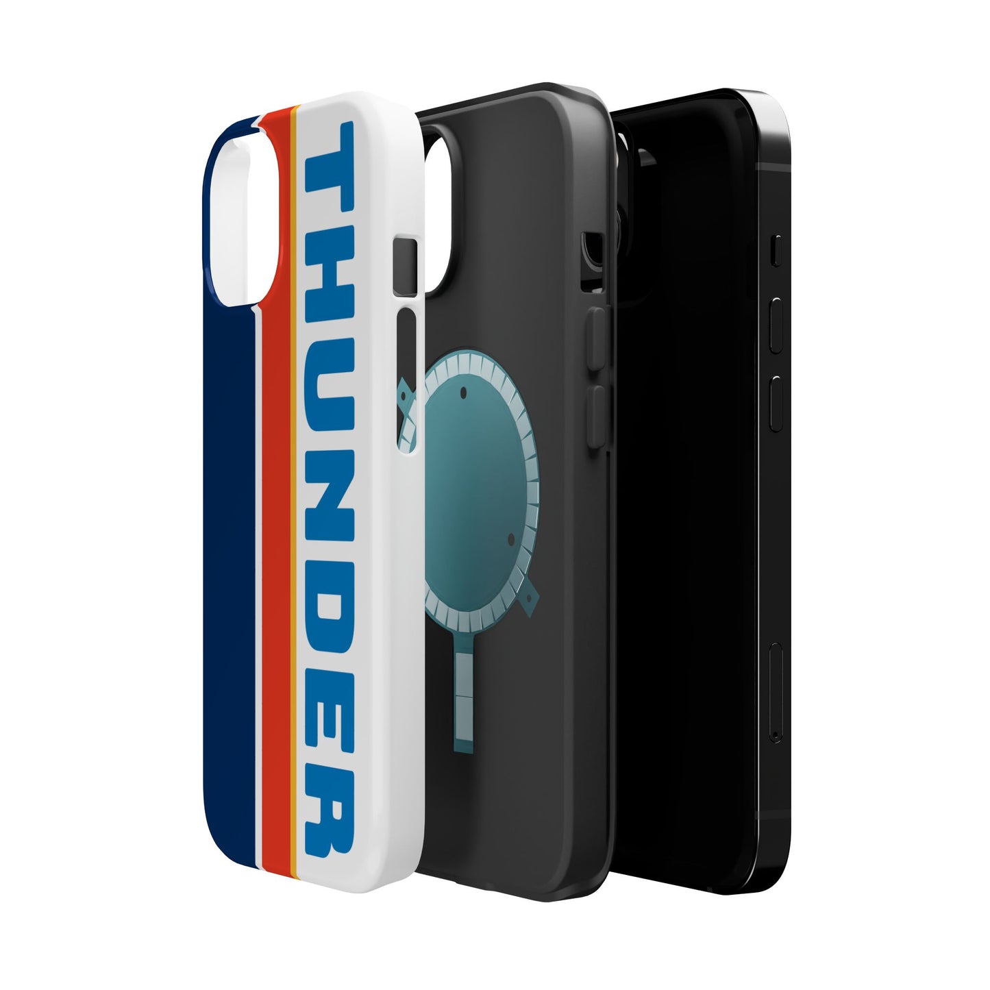 Thunder Phone Case, Magnetic Phone Case, Retro Phone Case, Basketball Gifts