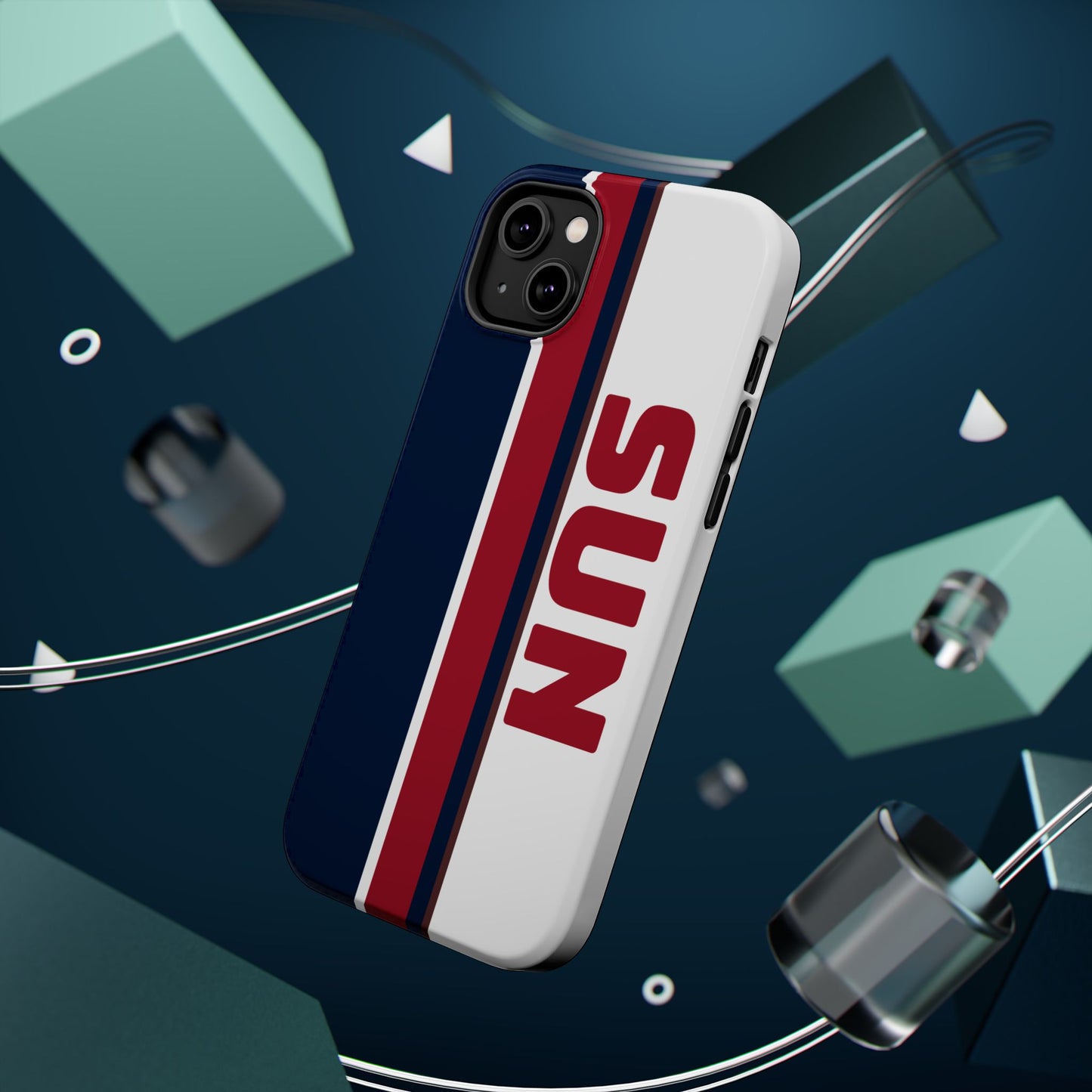 Sun Phone Case, Magnetic Phone Case, Retro Phone Case, Matte/Glossy Phone Case