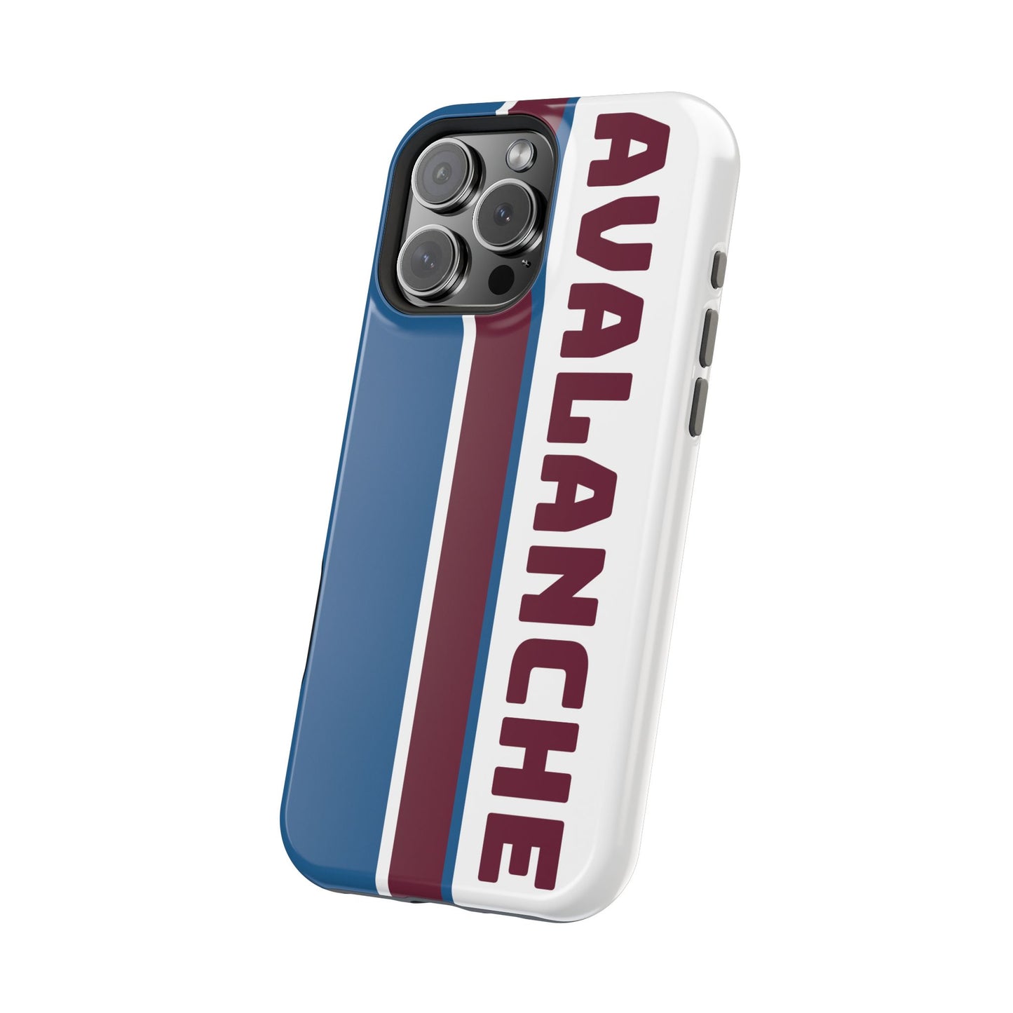 Avalanche Phone Case, Magnetic Phone Case, Retro Phone Case, Matte/Glossy Phone Case, Hockey Gifts