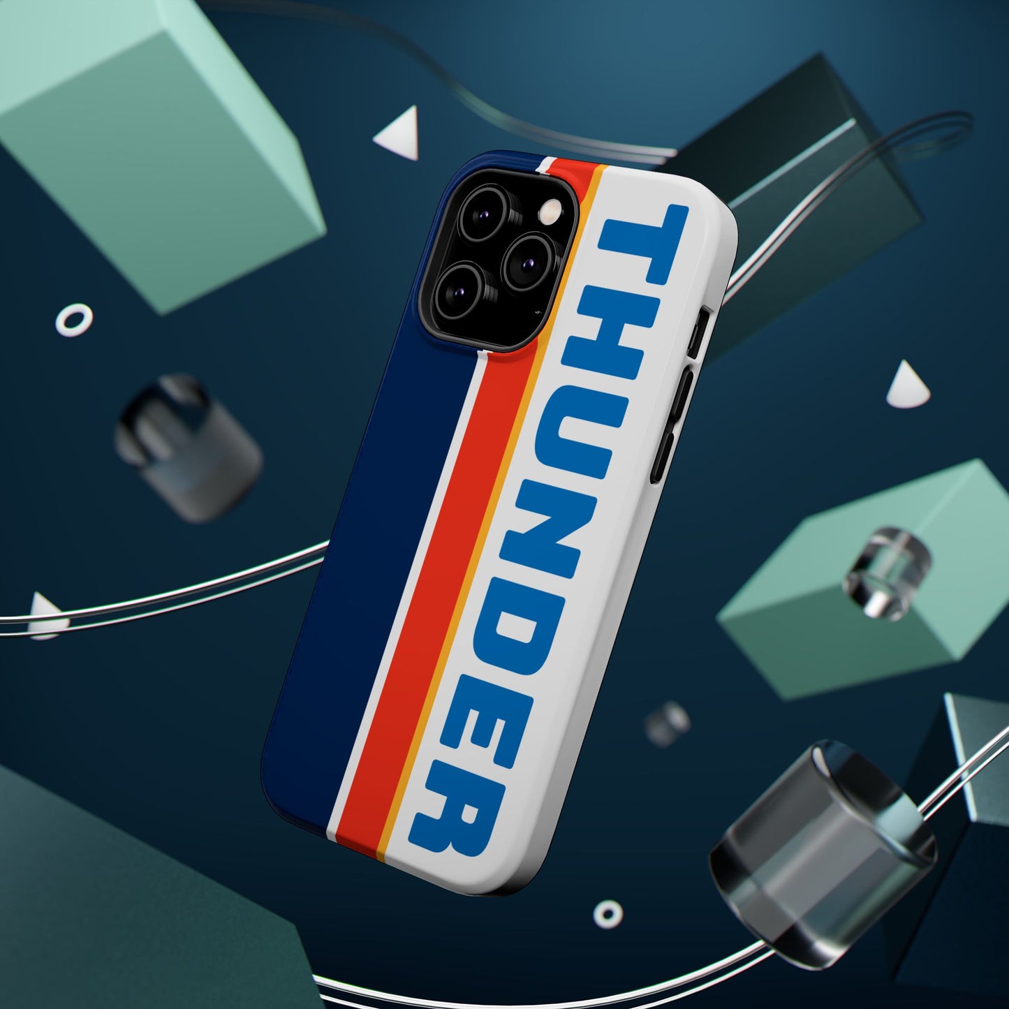 Thunder Phone Case, Magnetic Phone Case, Retro Phone Case, Basketball Gifts