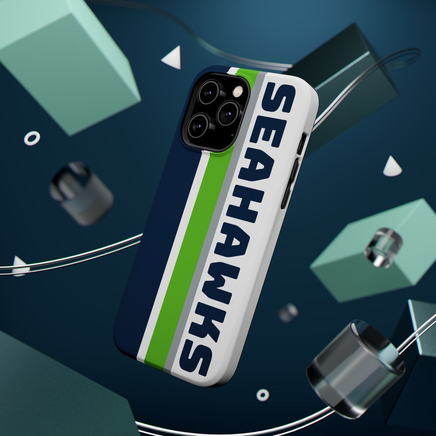 Seahawks Phone Case, Magnetic Phone Case, Retro Phone Case, Football Case for iPhone or Samsung