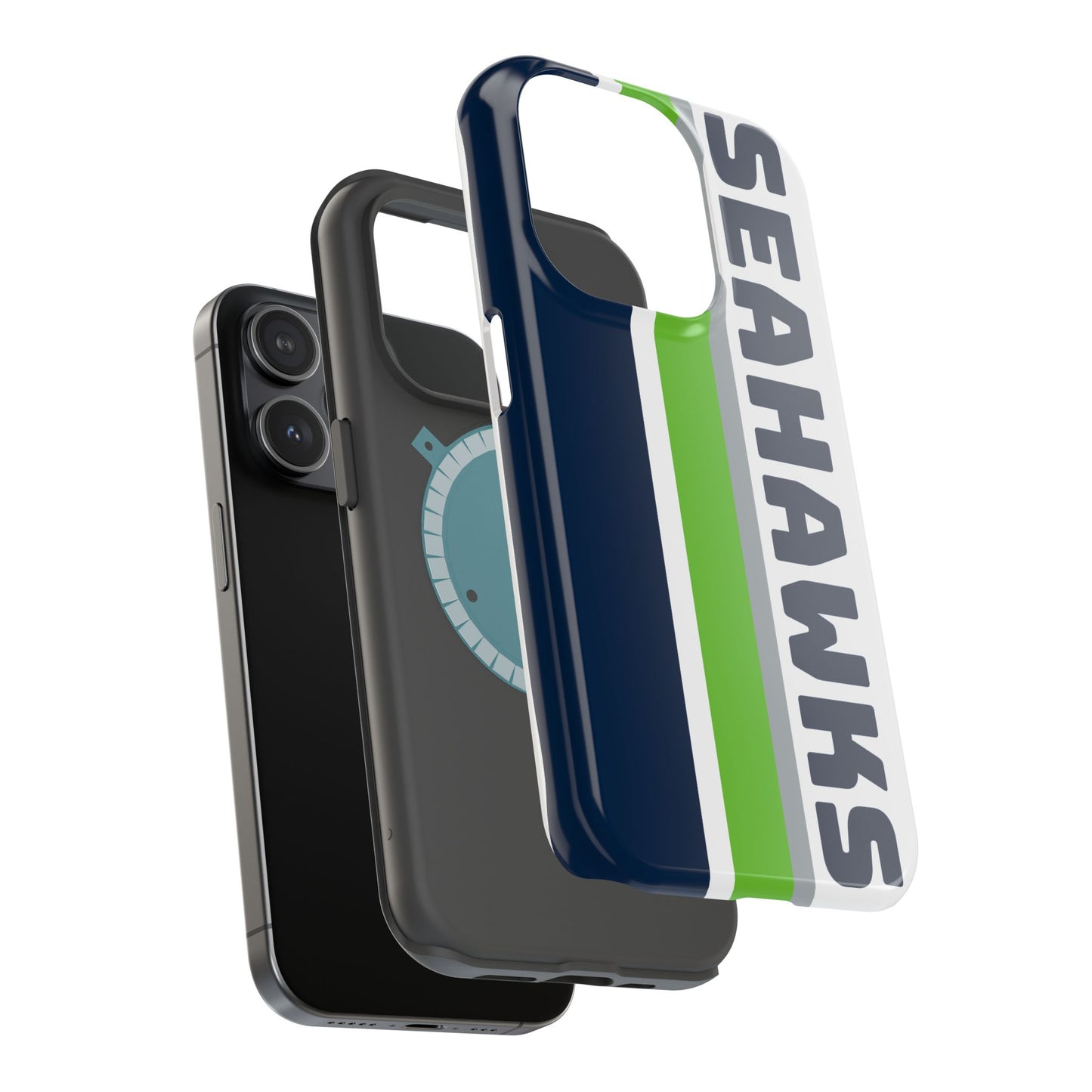 Seahawks Phone Case, Magnetic Phone Case, Retro Phone Case, Football Case for iPhone or Samsung