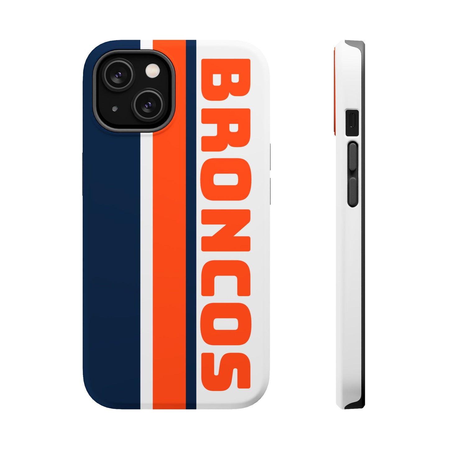 Broncos Phone Case, Magnetic Phone Case, Retro Phone Case, Baseball Case for iPhone or Samsung, Football Gifts
