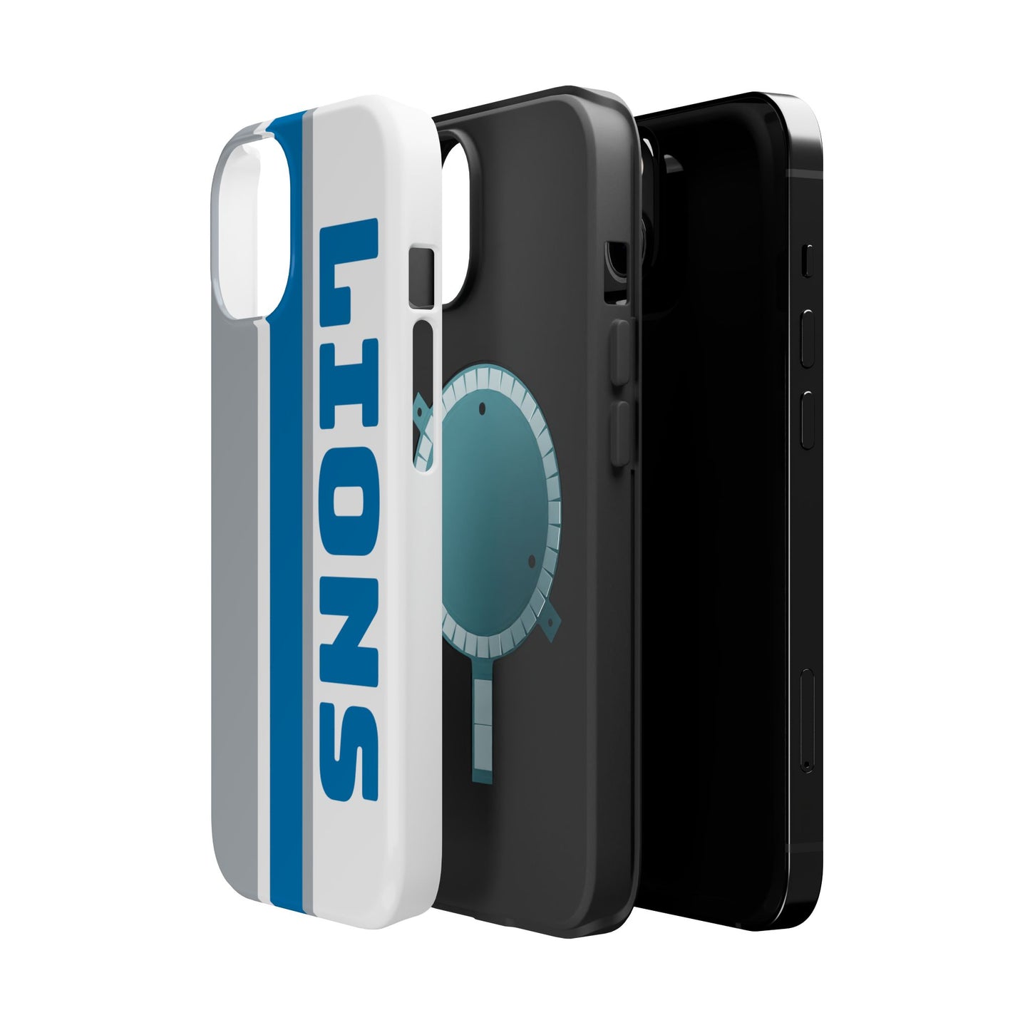 Lions Phone Case, Magnetic Phone Case, Retro Phone Case, Football Gifts