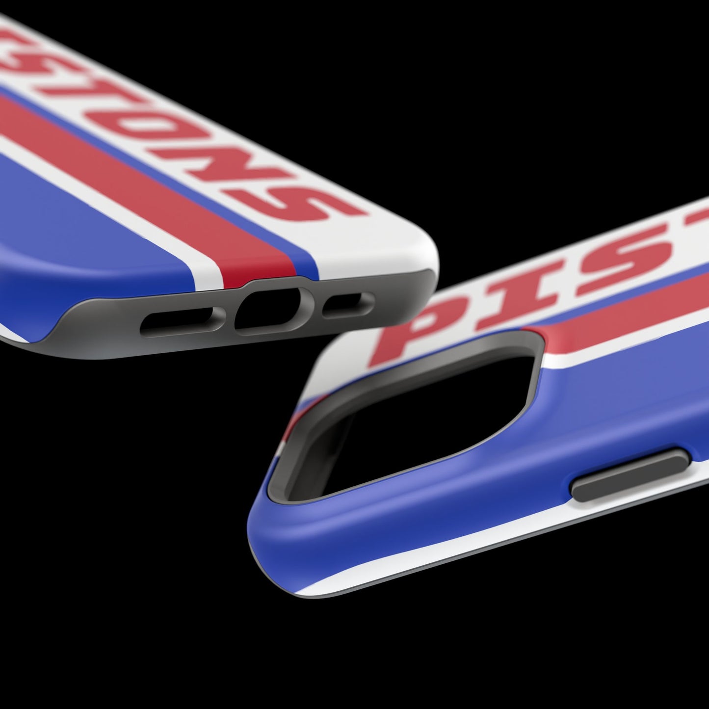 Pistons Phone Case, Magnetic Phone Case, Retro Phone Case, Basketball Gifts