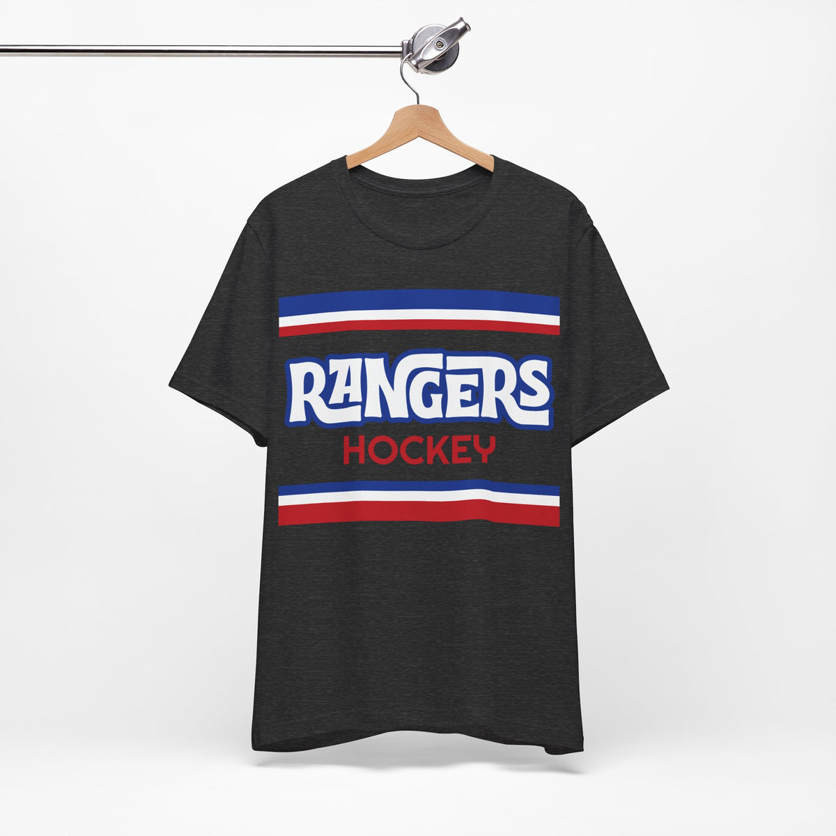 Retro Rangers Shirt, Vintage Striped Rangers Hockey T-Shirt