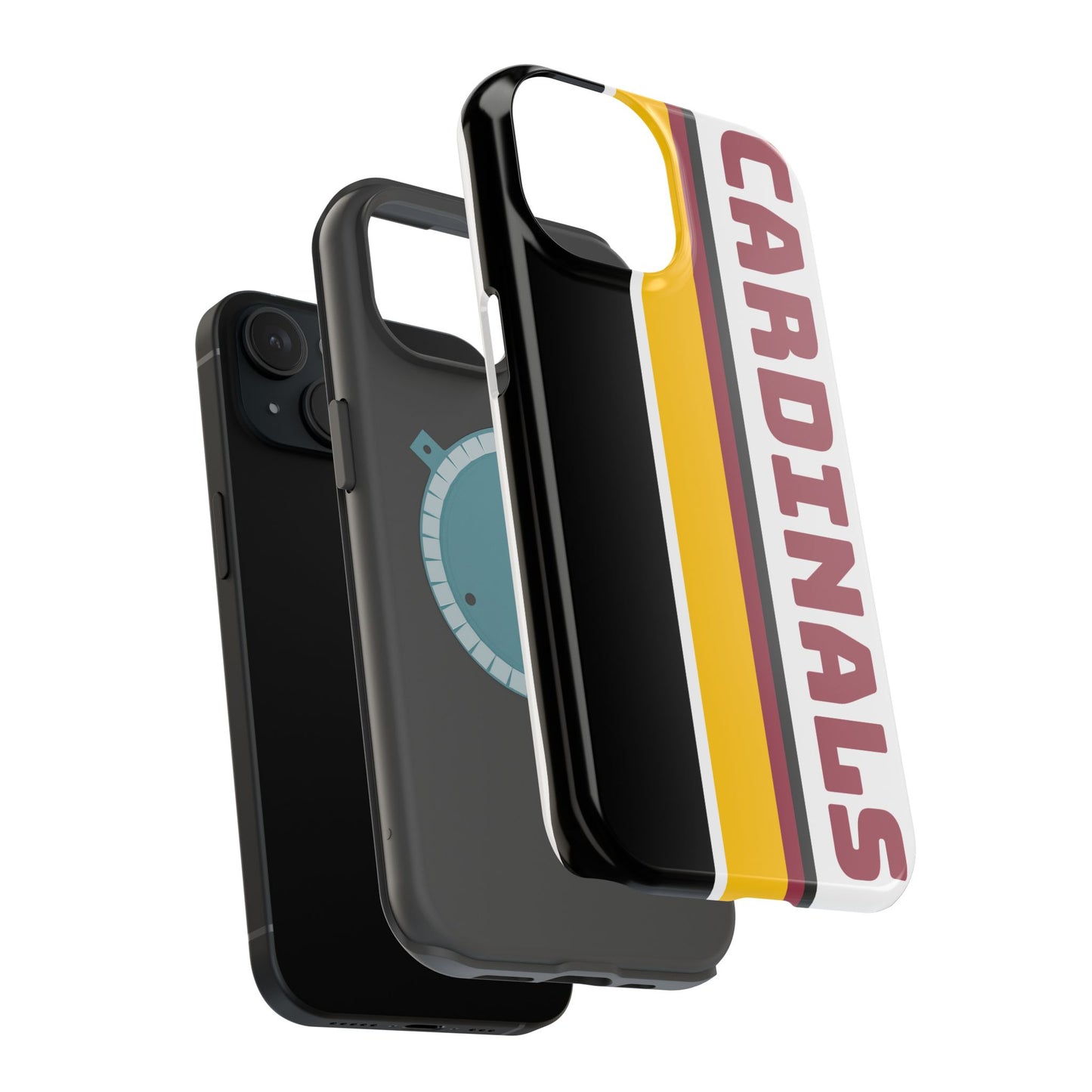Cardinals Phone Case, Magnetic Phone Case, Retro Phone Case, Football Gifts