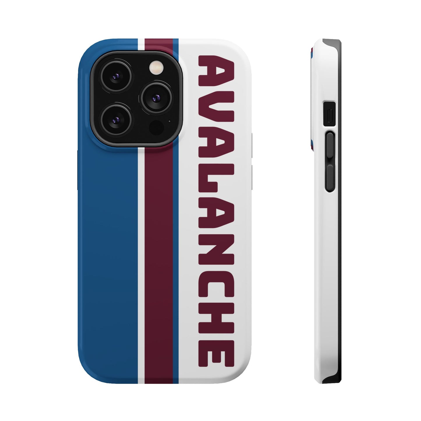 Avalanche Phone Case, Magnetic Phone Case, Retro Phone Case, Matte/Glossy Phone Case, Hockey Gifts