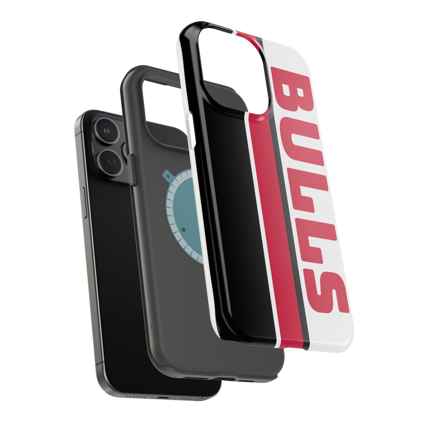 Bulls Phone Case, Magnetic Phone Case, Retro Phone Case