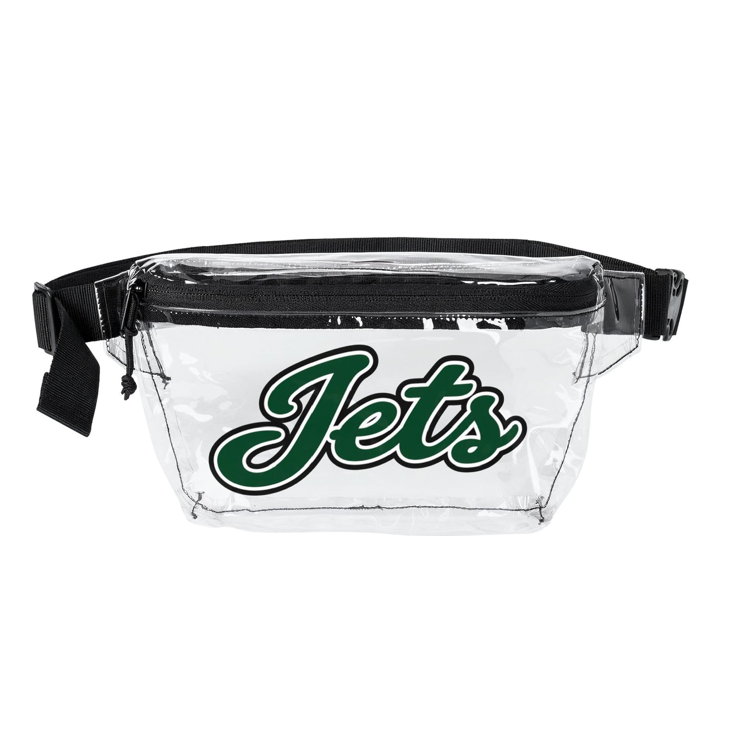 Jets Clear Stadium Bag, Football Belt Bag, Transparent Fanny Pack