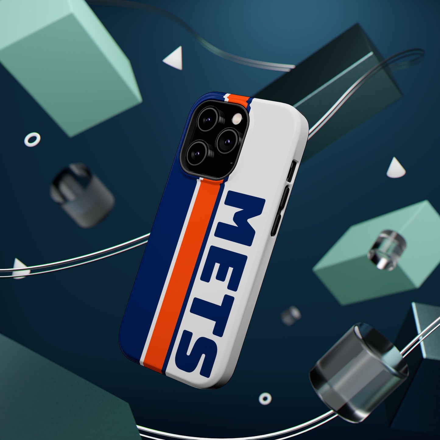 Mets Phone Case, Magnetic Phone Case, Retro Phone Case, Baseball Case for iPhone or Samsung